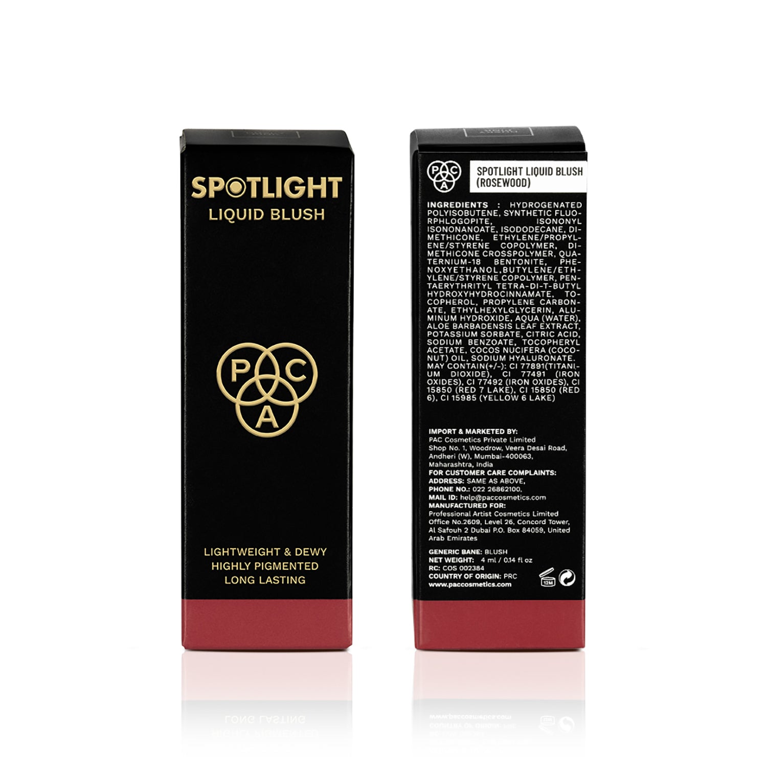 Pac Cosmetics Spotlight Liquid Blush #Color_Rosewood