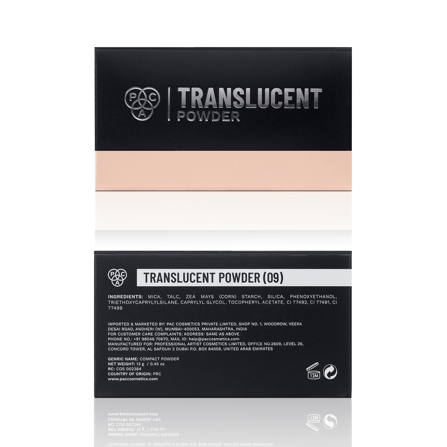 PAC Cosmetics Translucent Powder #Size_13 gm+#Color_9