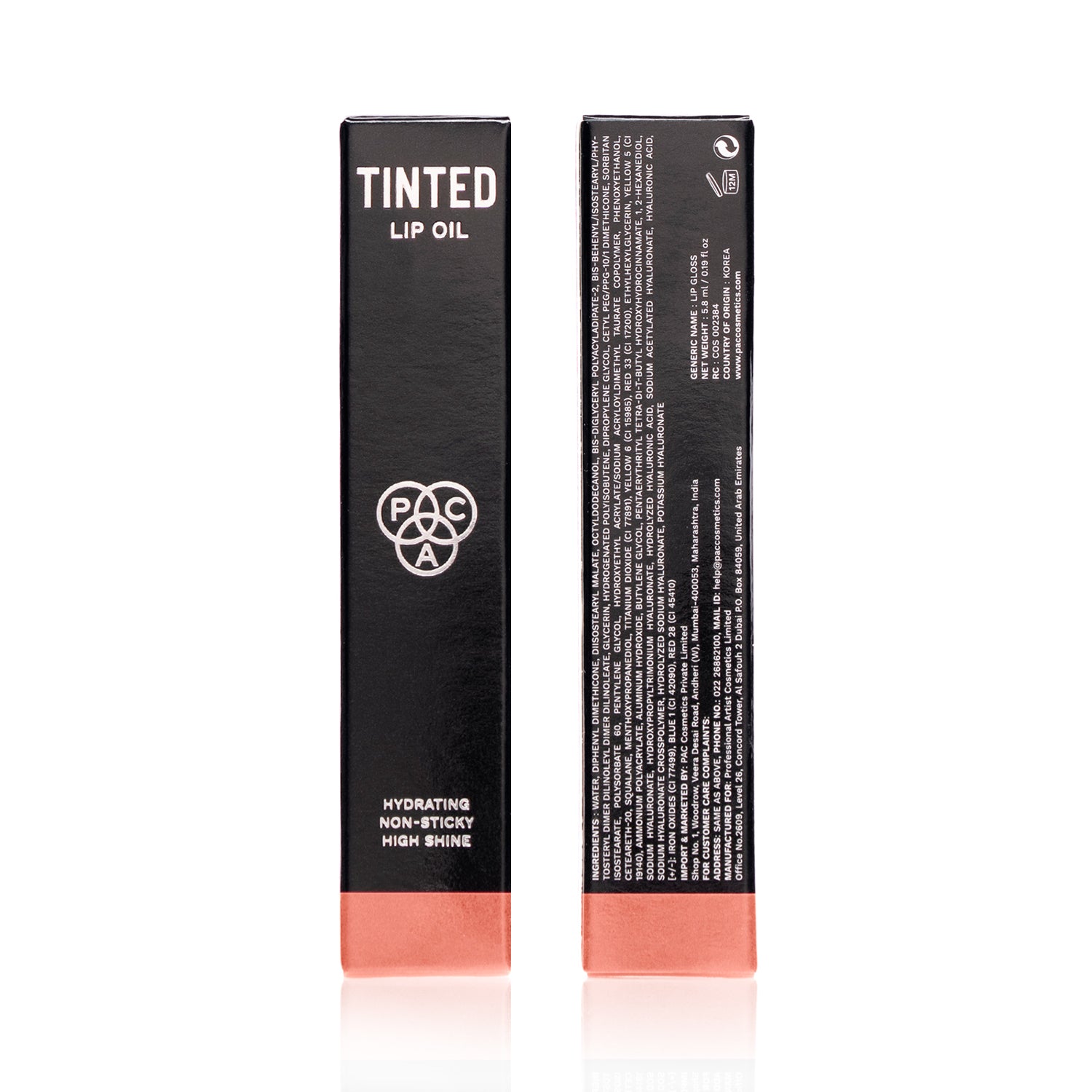 PAC Tinted Lip Oil #Color_Top Model
