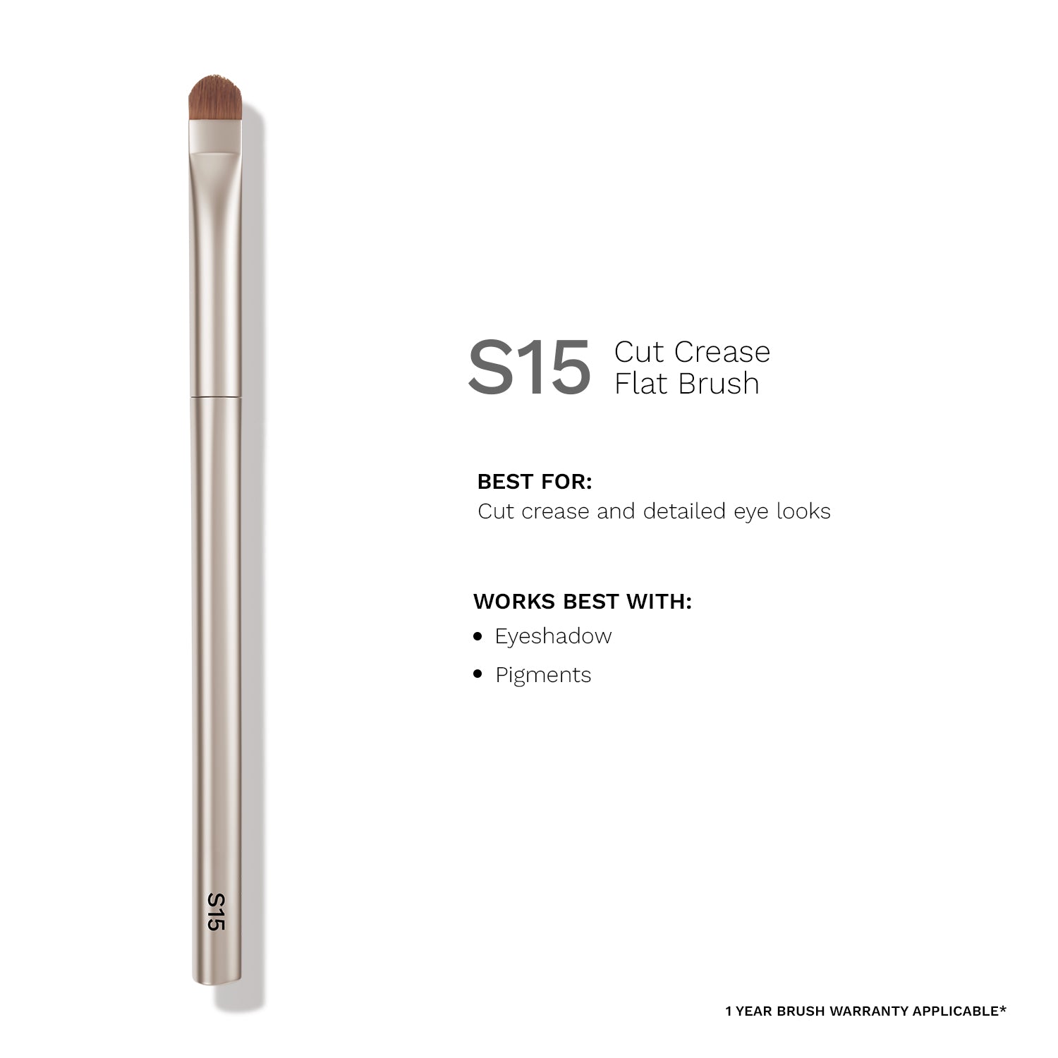 S15 Cut Crease Flat Brush