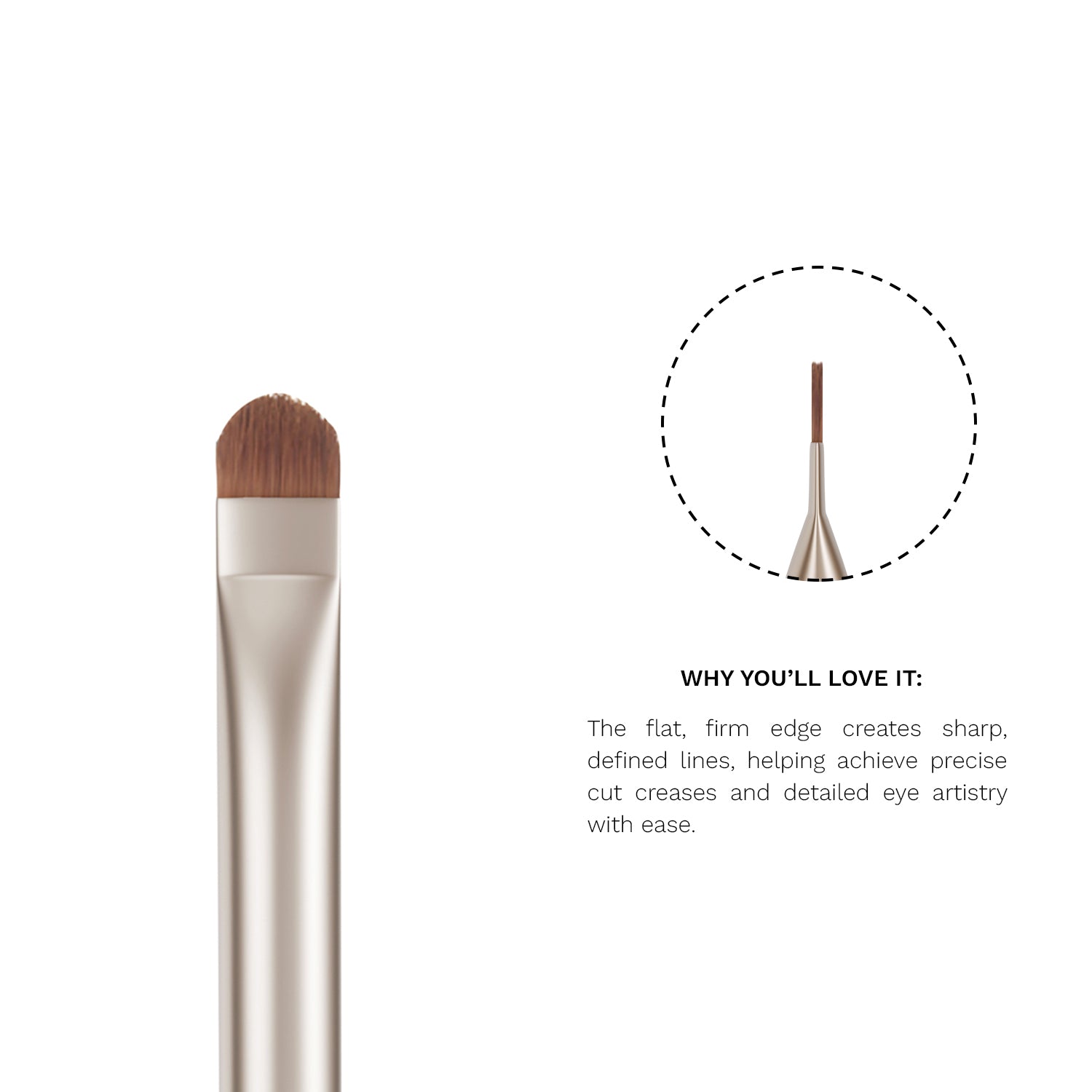 S15 Cut Crease Flat Brush