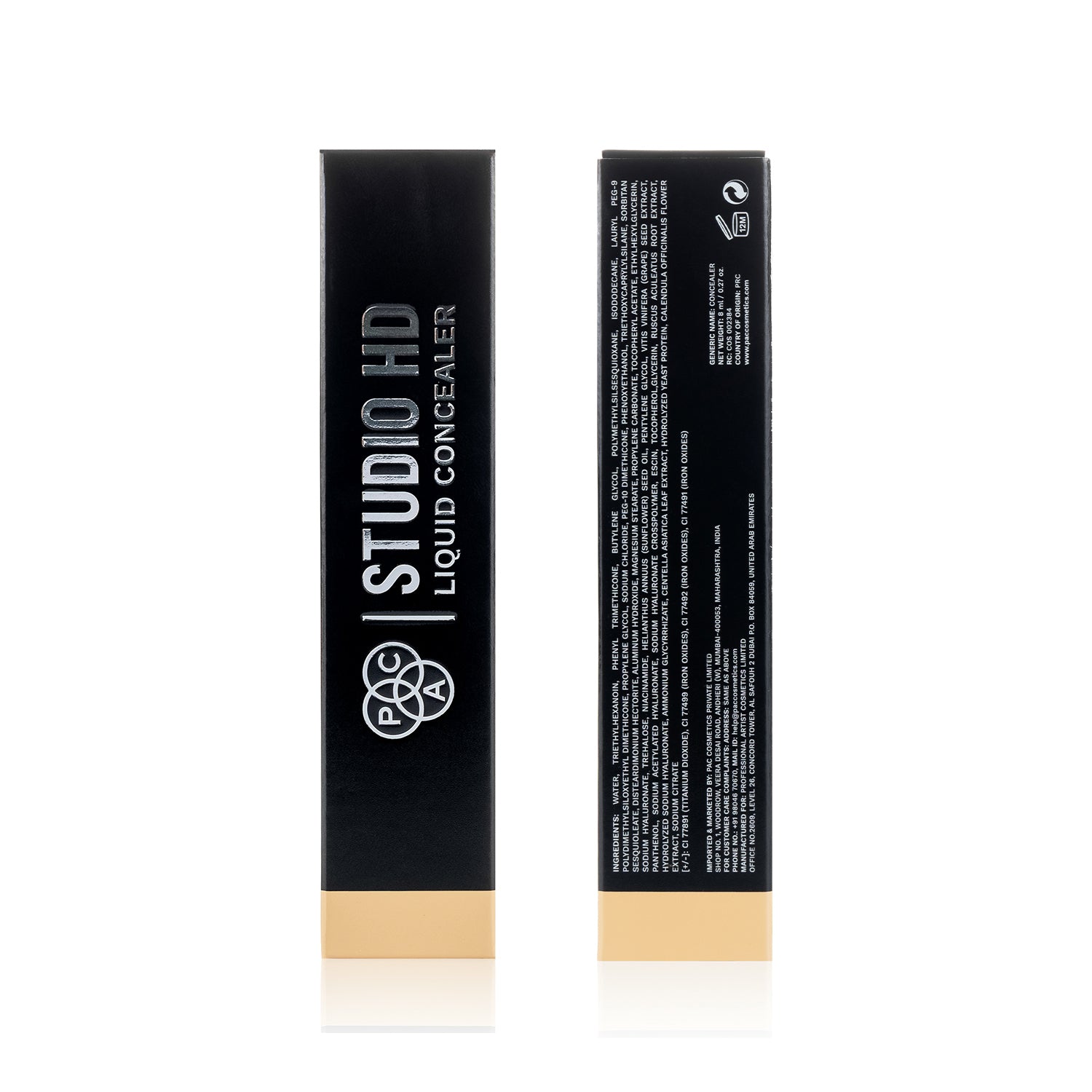 PAC Studio HD Liquid Concealer #Color_HD MEDIUM 220
