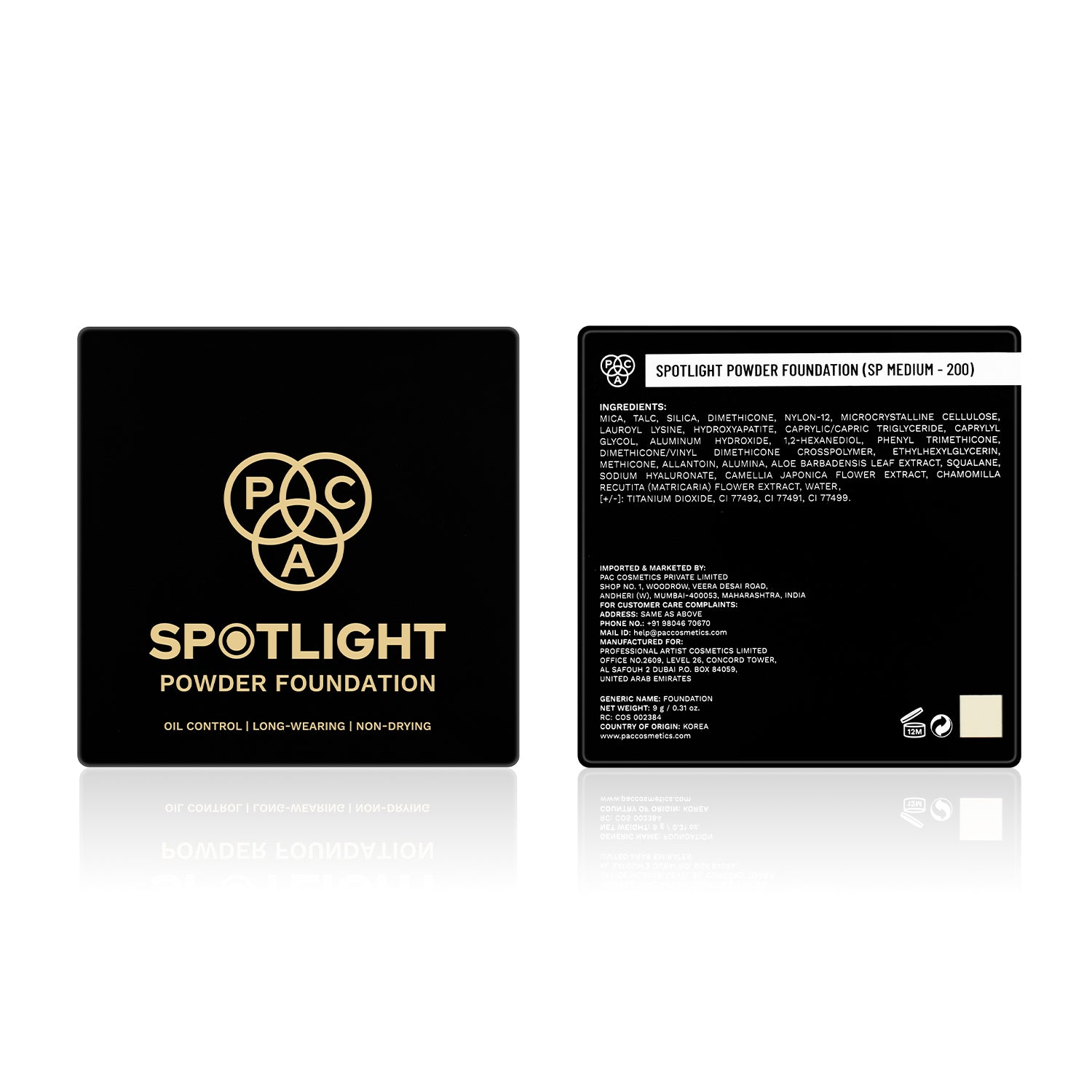 PAC Spotlight Powder Foundation #Color_SP Medium - 240