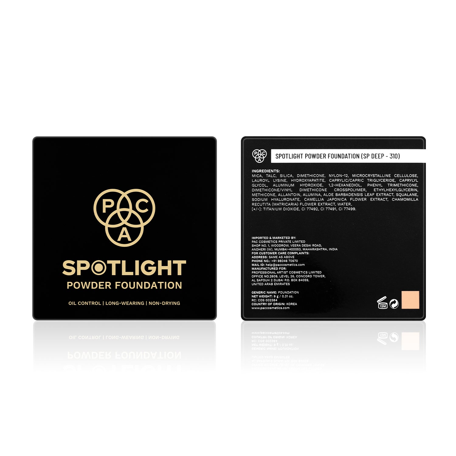 PAC Spotlight Powder Foundation #Color_SP Deep - 310