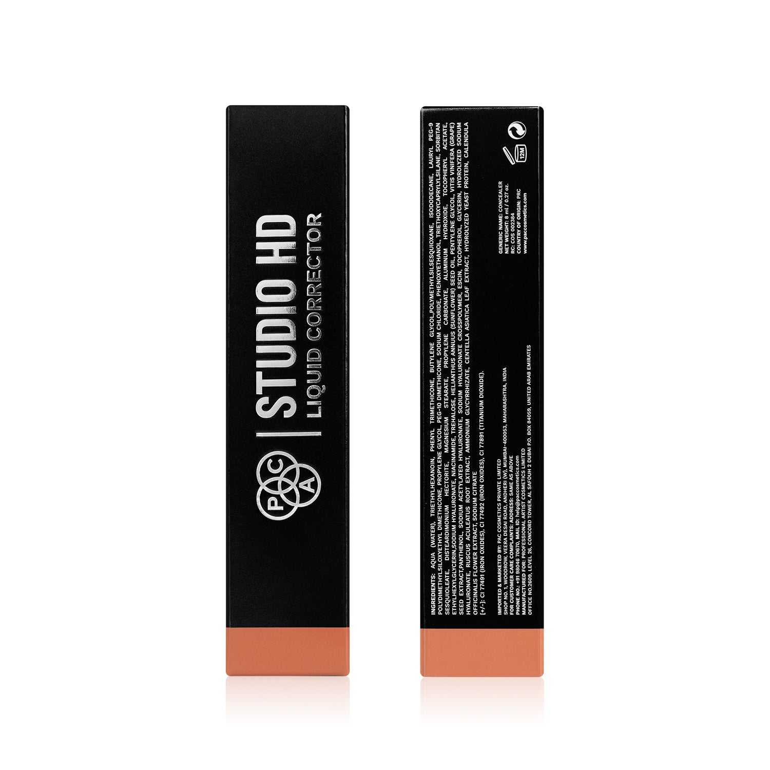 PAC Studio HD Liquid Concealer #Color_Rusty Orange