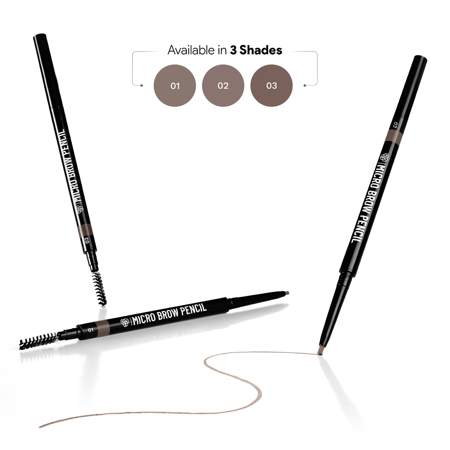 Micro Brow Pencil Precision Tip | Smudge-proof | Lasts upto 28H