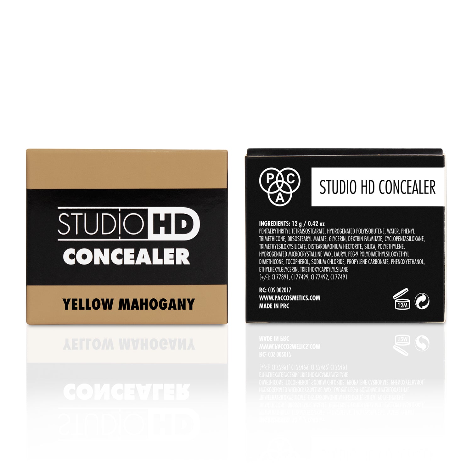 PAC Cosmetics Studio HD Concealer (12 gm) #Color_Yellow Mahogany