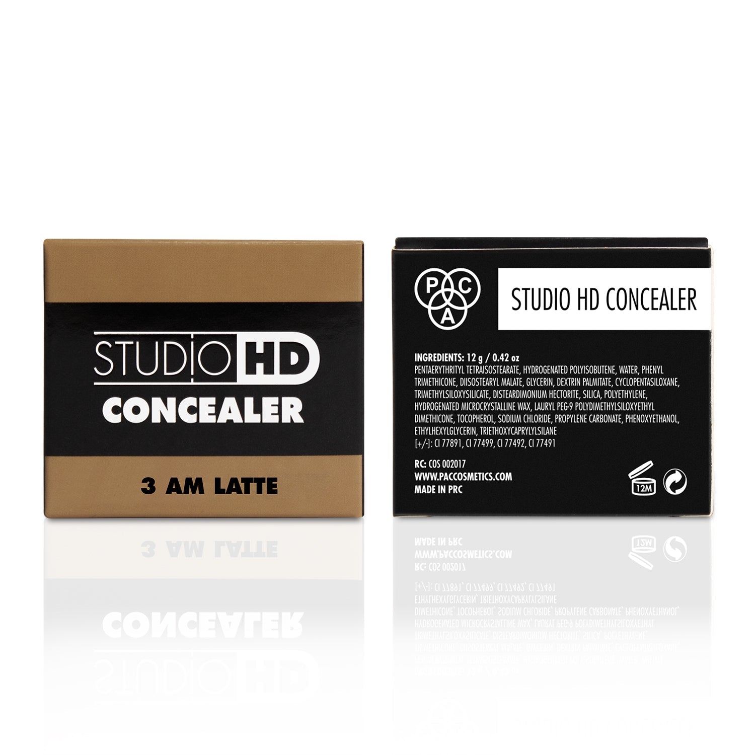 PAC Cosmetics Studio HD Concealer (12 gm) #Color_3 AM Latte