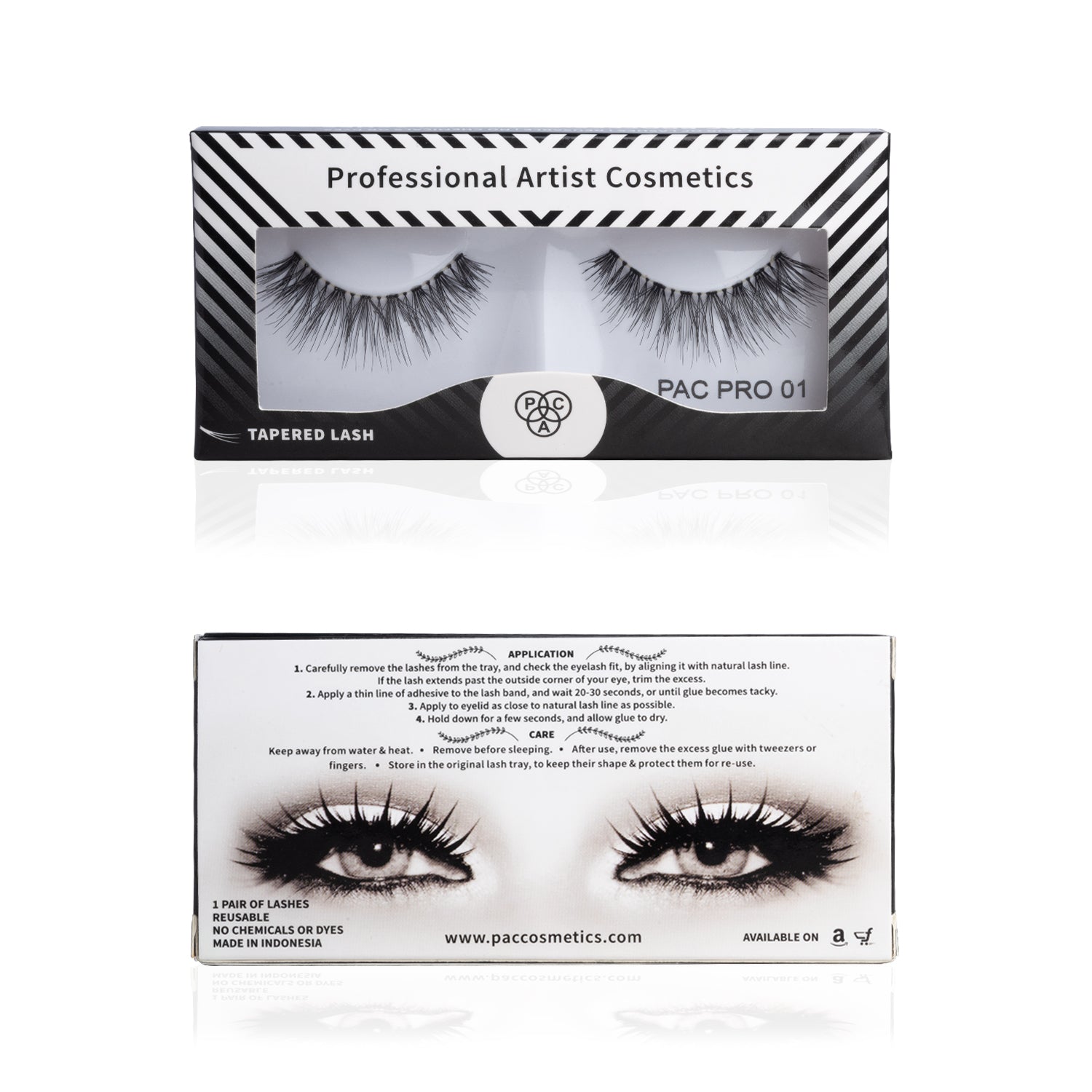 PAC Cosmetics PRO Tapered Lash (1 Pair) #Color_PRO01