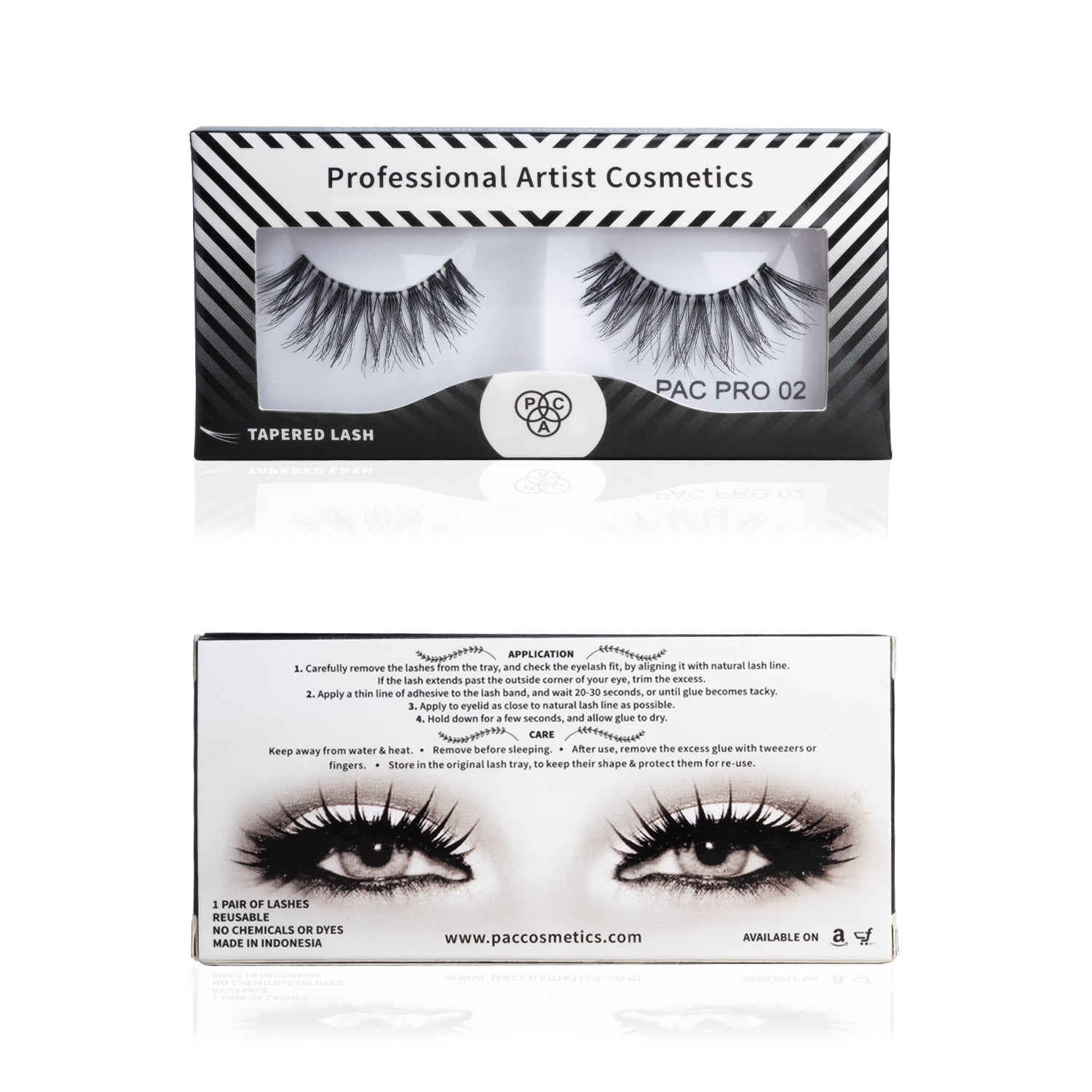 PAC Cosmetics PRO Tapered Lash (1 Pair) #Color_PRO02