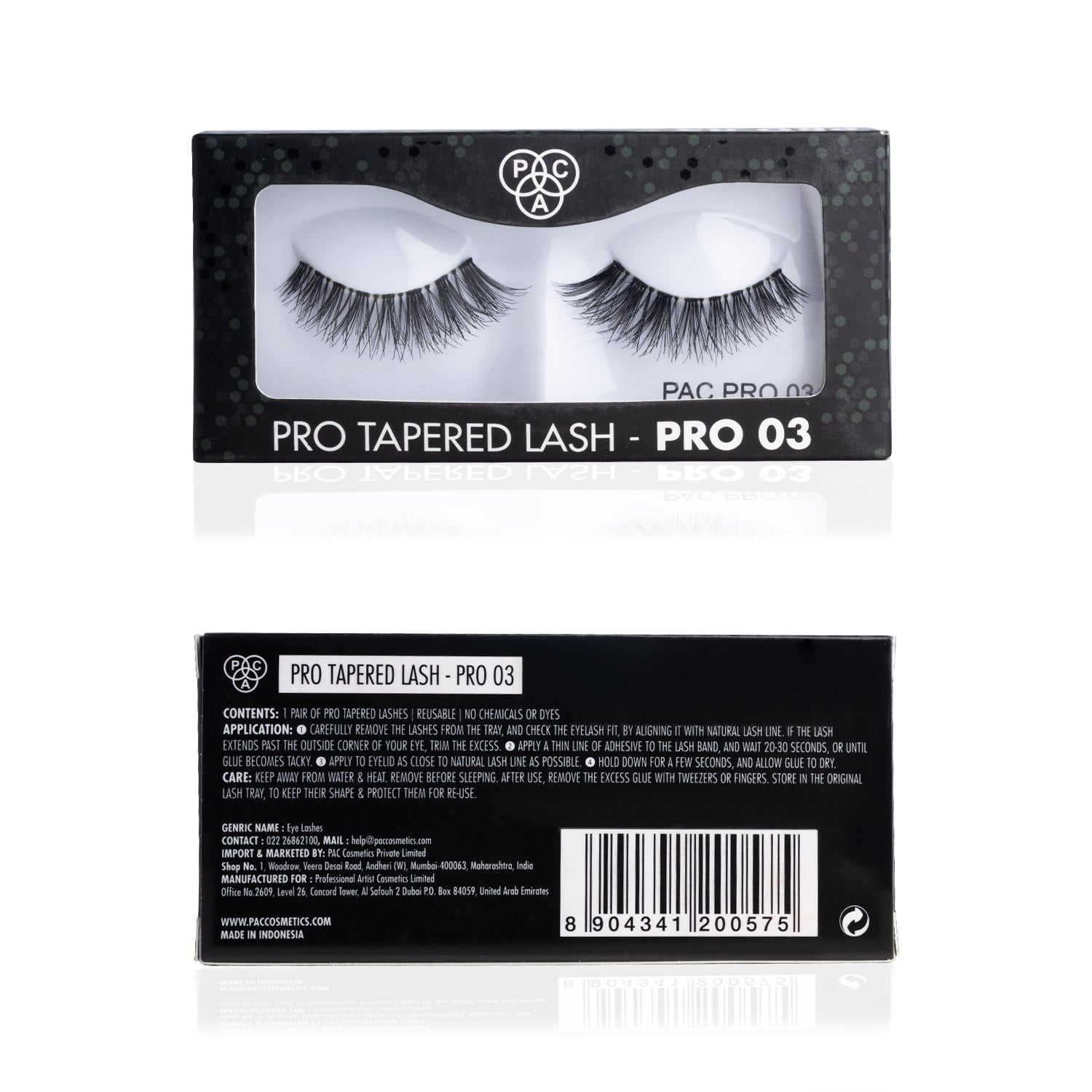 PAC Cosmetics PRO Tapered Lash (1 Pair) #Color_PRO03