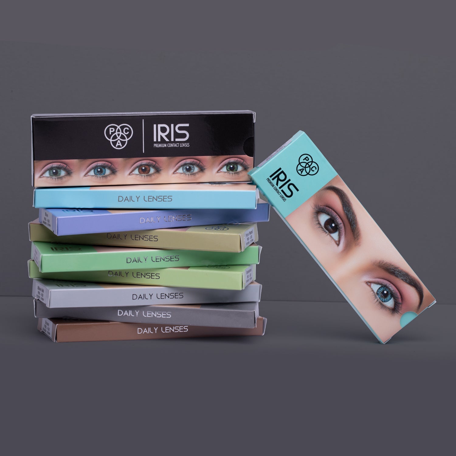 PAC Cosmetics IRIS Premium Contact Lenses (5 Pairs) #Color_Brown