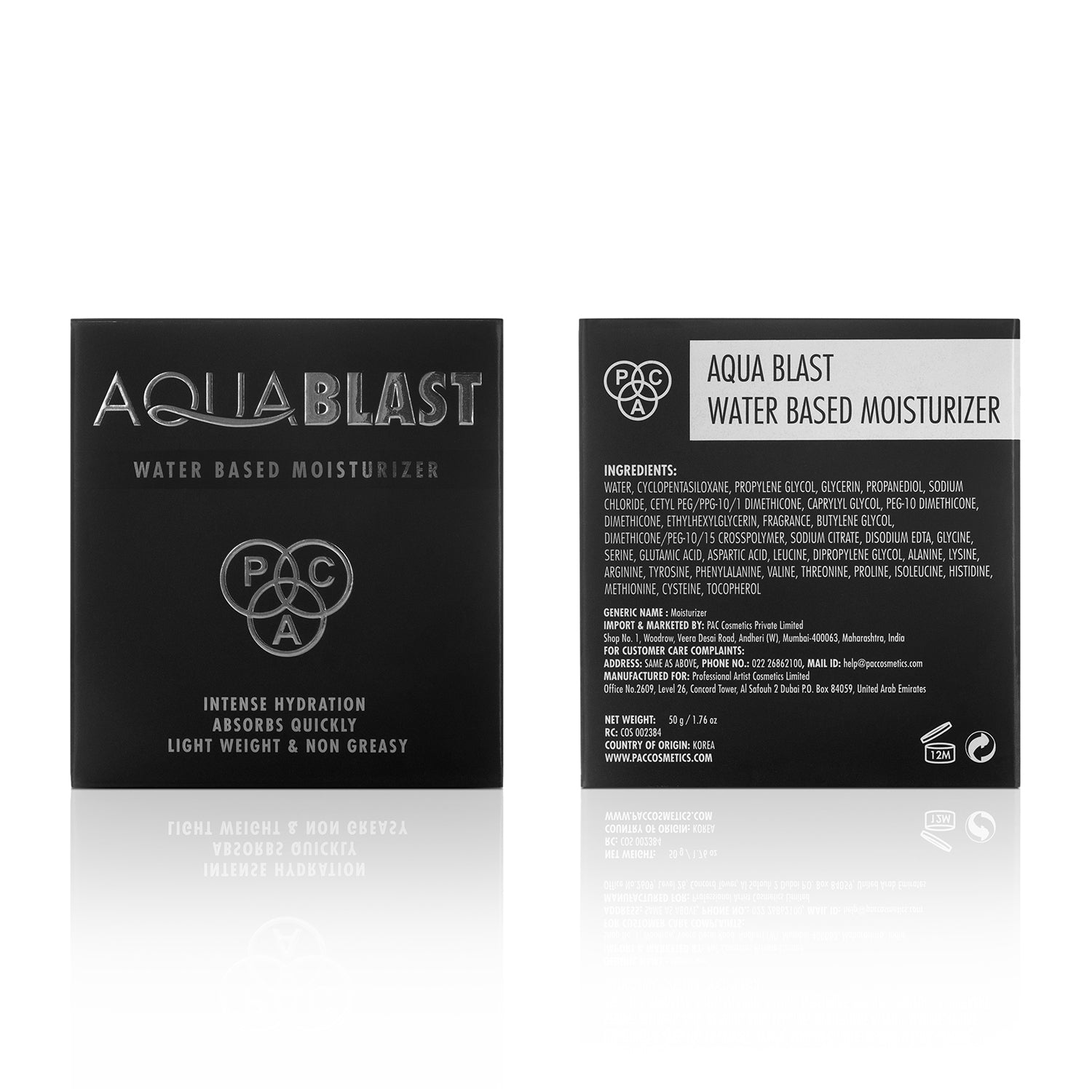 PAC Cosmetics Aqua Blast Water Based Moisturizer #Size_50 gm