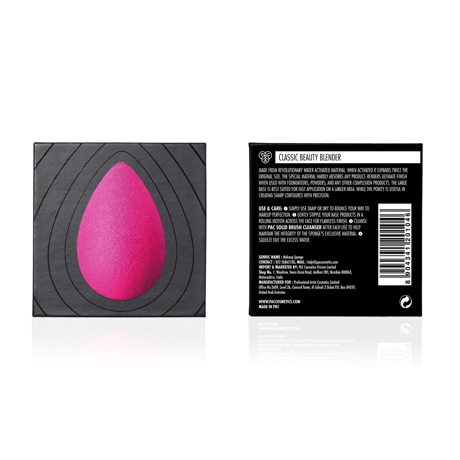 PAC Cosmetics Classic Sponge (Pink )