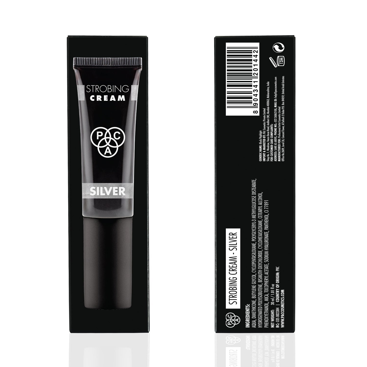 PAC Cosmetics Strobing Cream #Size_30 ml+#Color_Silver