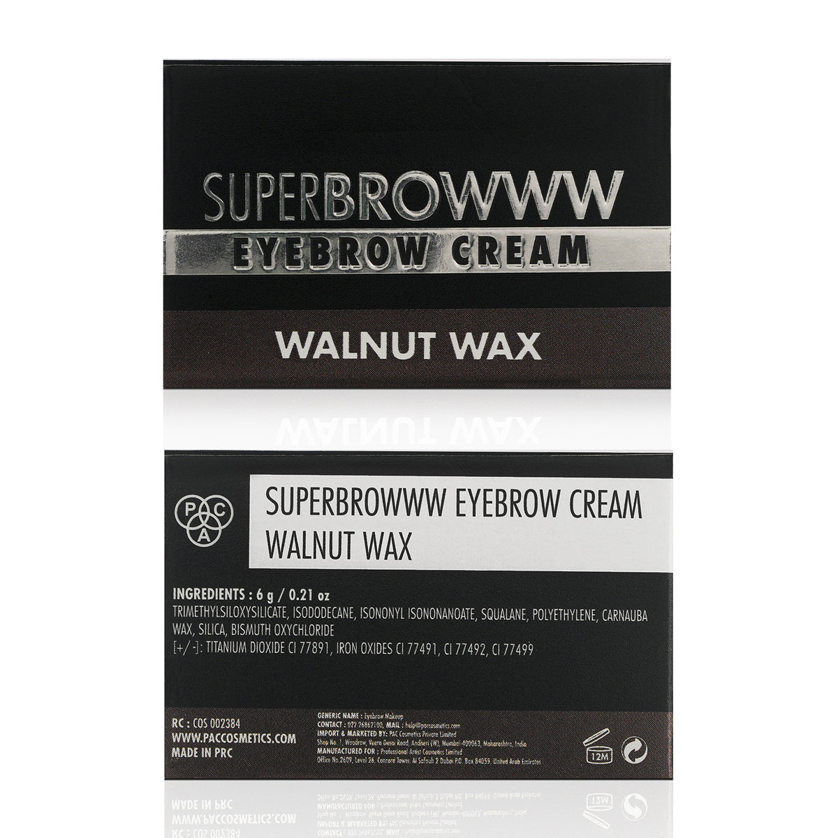 PAC Cosmetics SuperBrowww Cream (6 gm) #Color_Walnut Wax