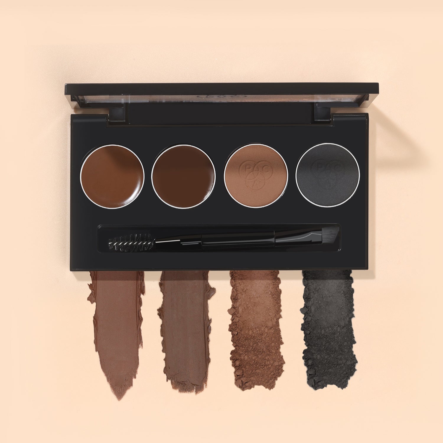 PAC Cosmetics SuperBrowww Palette X4 (2 gm) #Color_Brow Binge