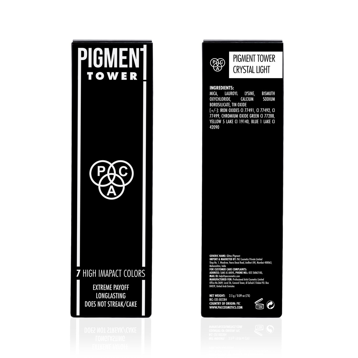 PAC Cosmetics Pigment Tower (7 in 1) (2.5 gm) #Color_01