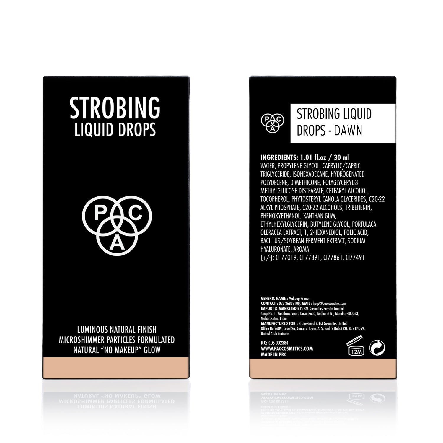 PAC Cosmetics Strobing Liquid Drops (30 ml) #Color_Dawn