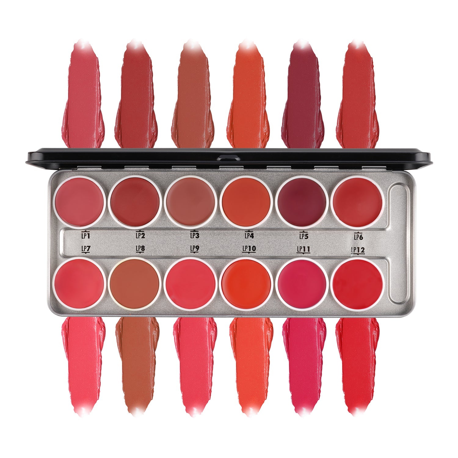 PAC Cosmetics Pro Lipstick Palette X12 (2.8 gm)