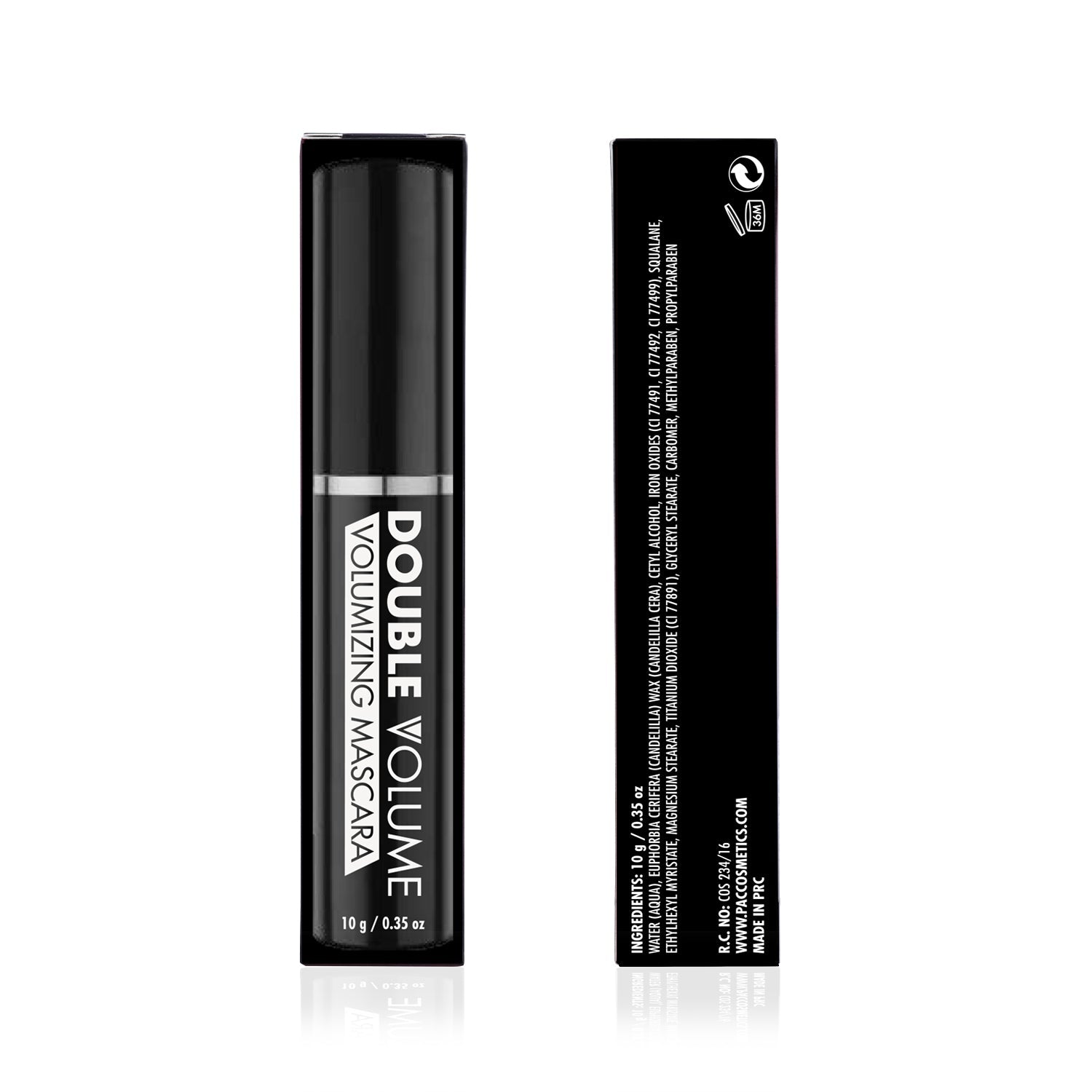 PAC Cosmetics Double Volume Mascara (10 gm)