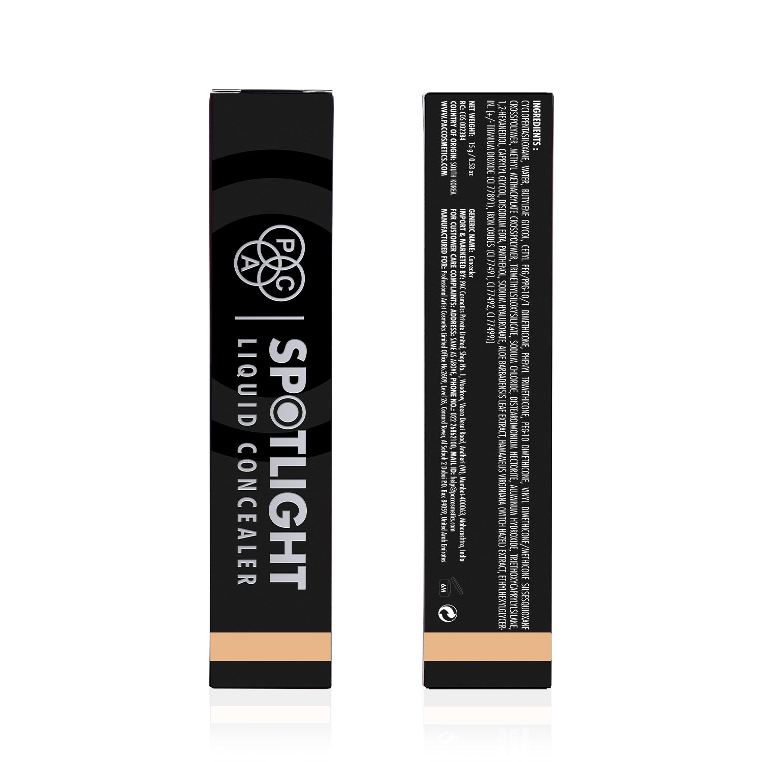 PAC Cosmetics Spotlight Liquid Concealer (15 gm) #Color_05 (Coffee Latte)