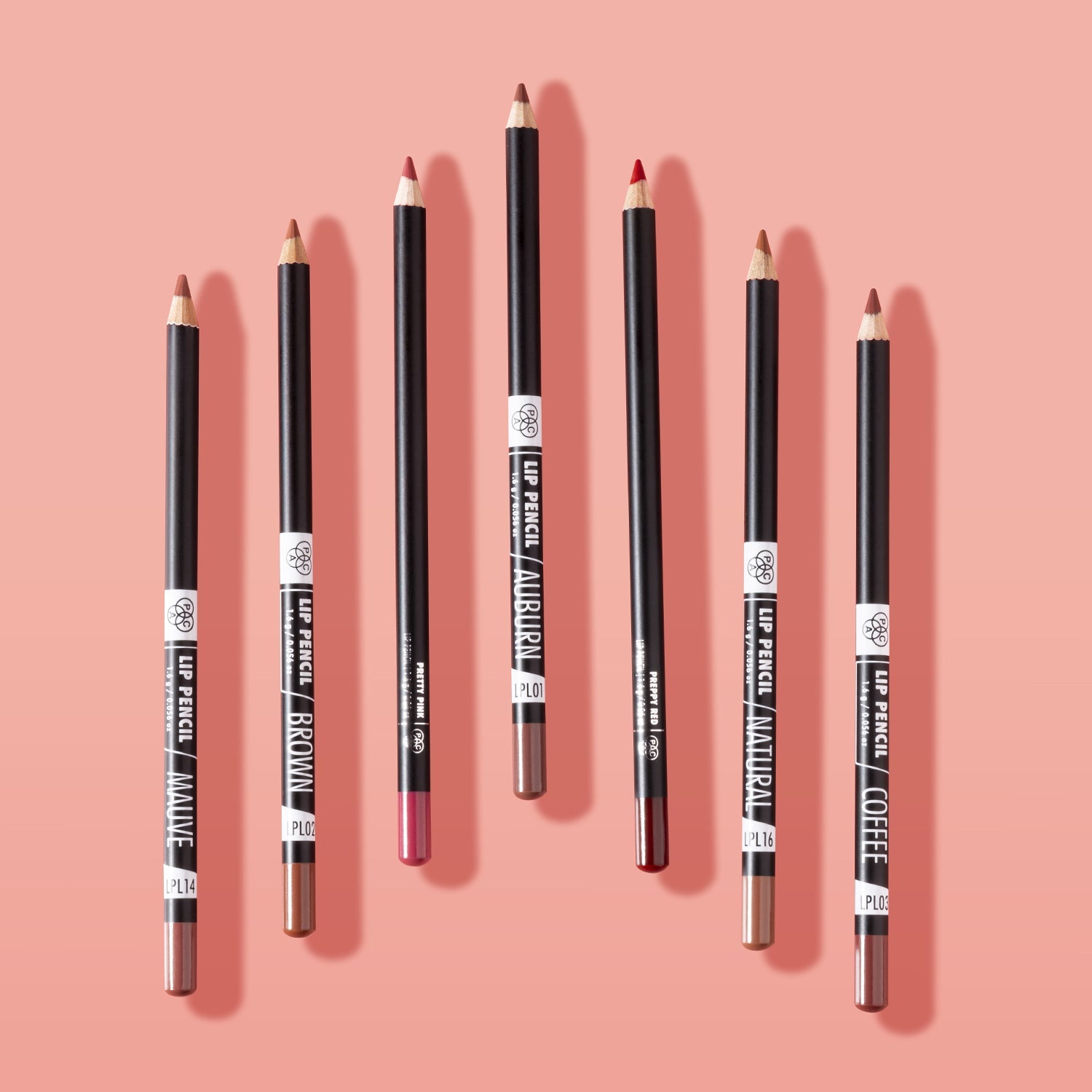 PAC Cosmetics Lip Pencil (1.6 gm) #Color_Coffee