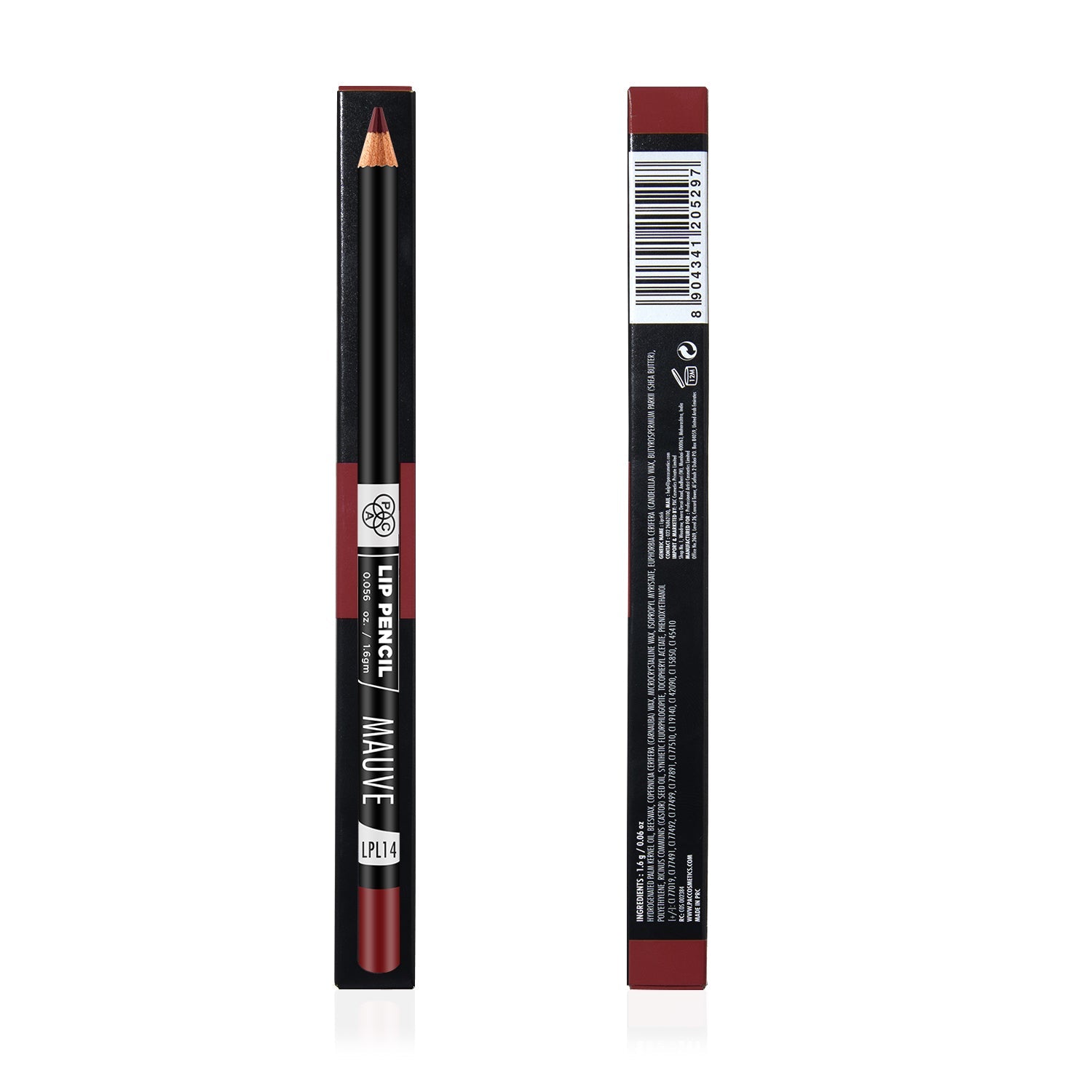 PAC Cosmetics Lip Pencil (1.6 gm) #Color_Mauve