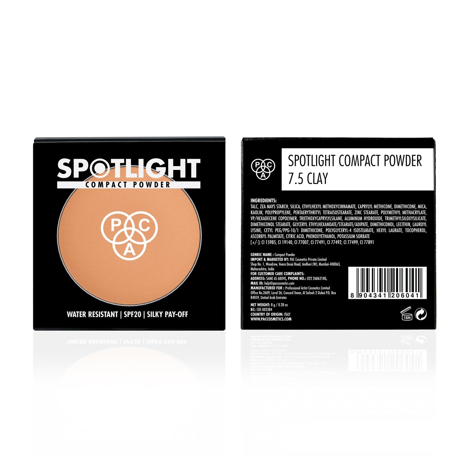 Spotlight Compact Powder (8 gm) #Color_Clay