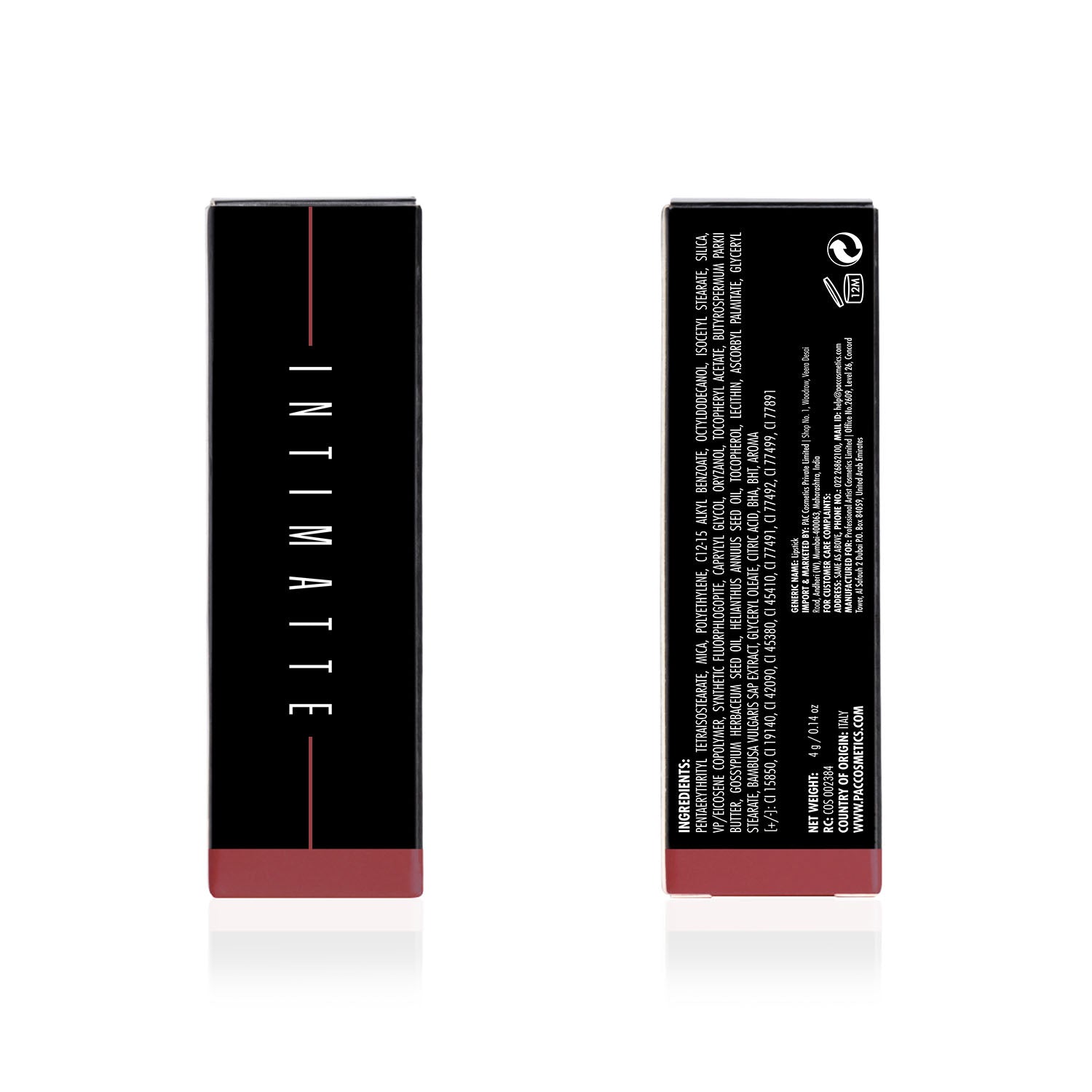 PAC Cosmetics Intimatte Lipstick (4g) #Color_All You Need