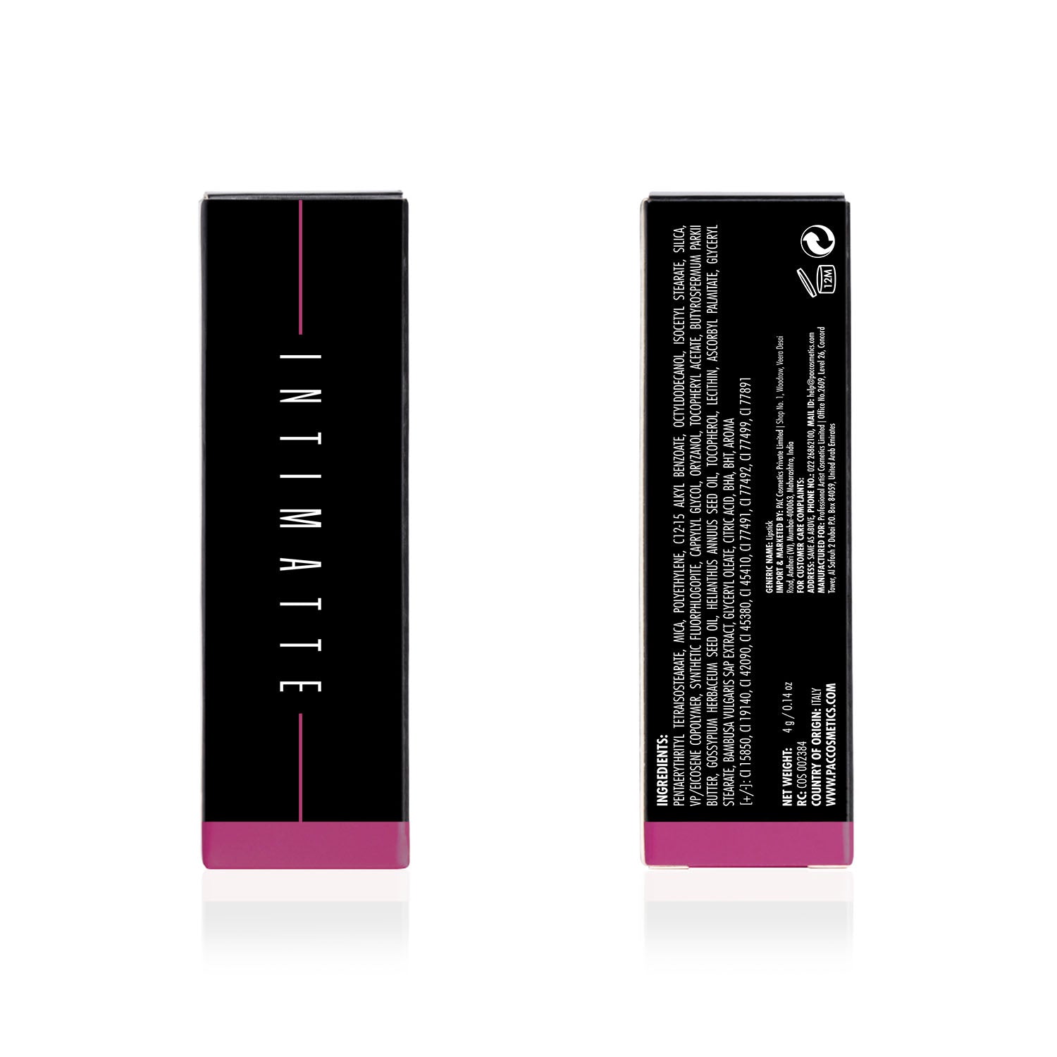 PAC Cosmetics Intimatte Lipstick (4g) #Color_Climax