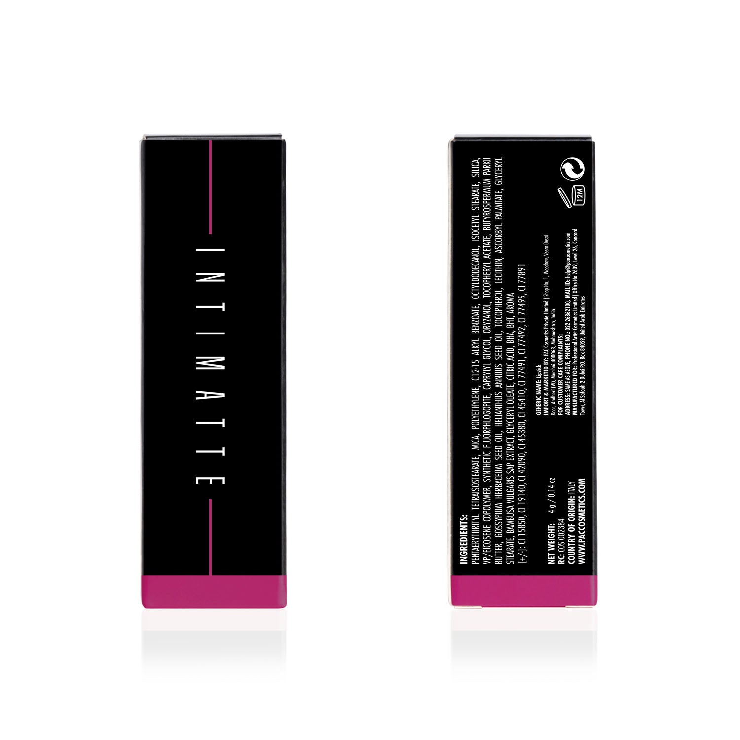 PAC Cosmetics Intimatte Lipstick (4g) #Color_Playground