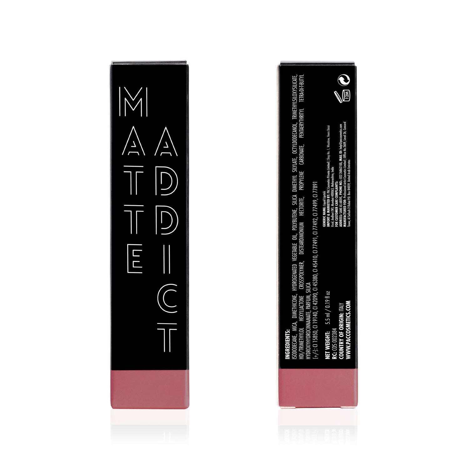 PAC Cosmetics Matte Addict #Size_5.5 ml+#Color_Capitvating