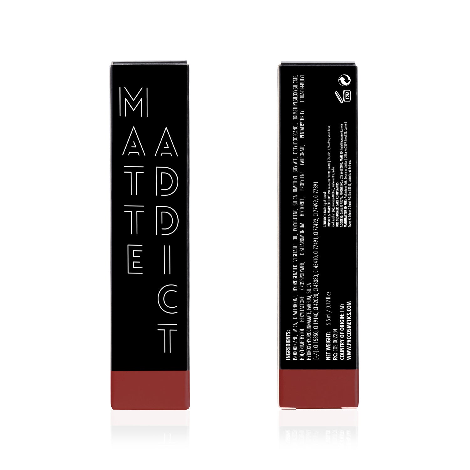 PAC Cosmetics Matte Addict #Size_5.5 ml+#Color_Killing Me Softly