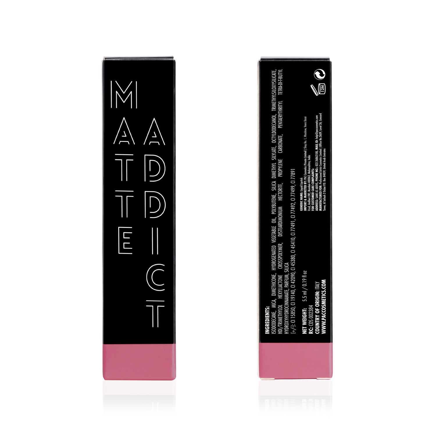 PAC Cosmetics Matte Addict #Size_5.5 ml+#Color_Pinch Of Posh