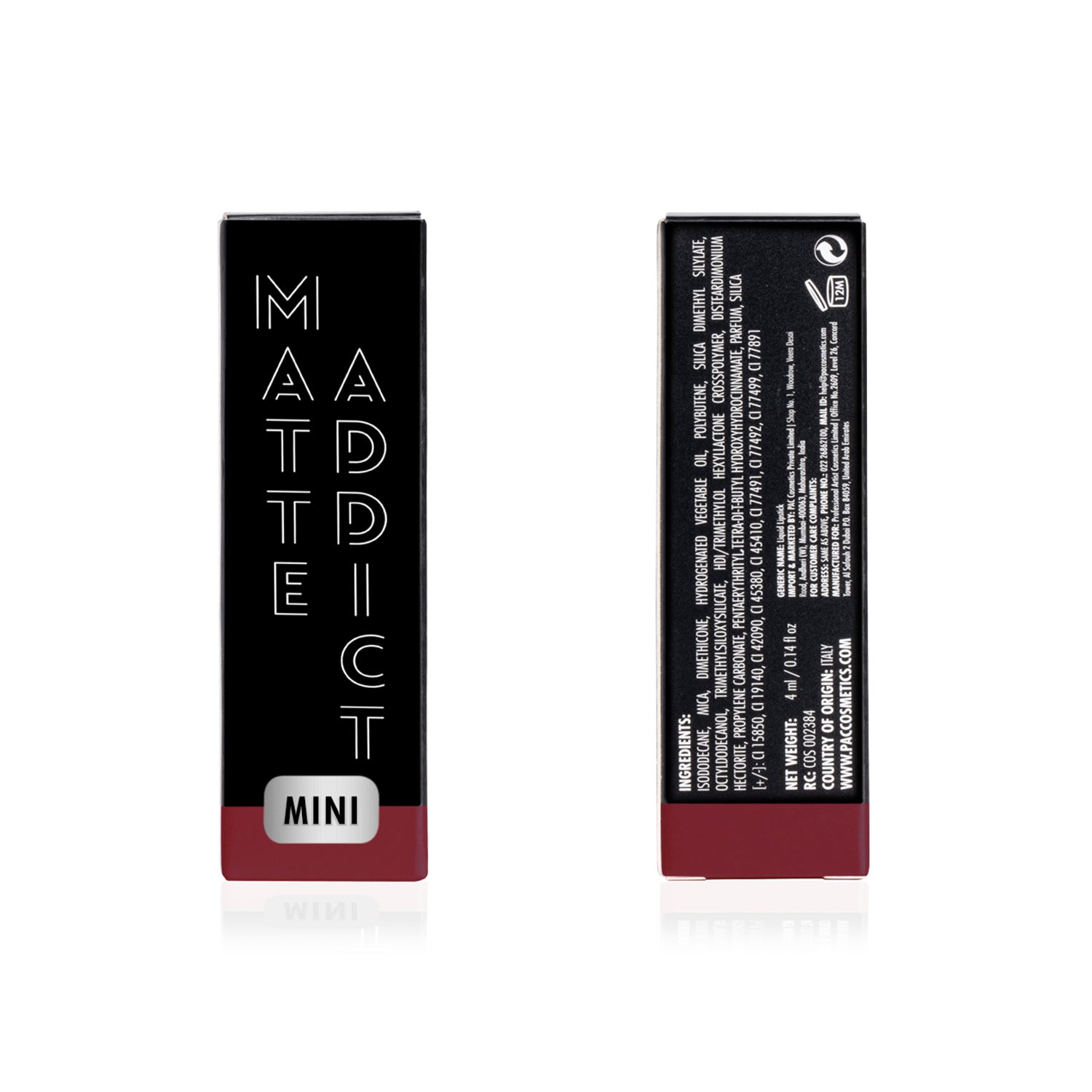 PAC Cosmetics Matte Addict #Size_4 ml+#Color_Summer Fling