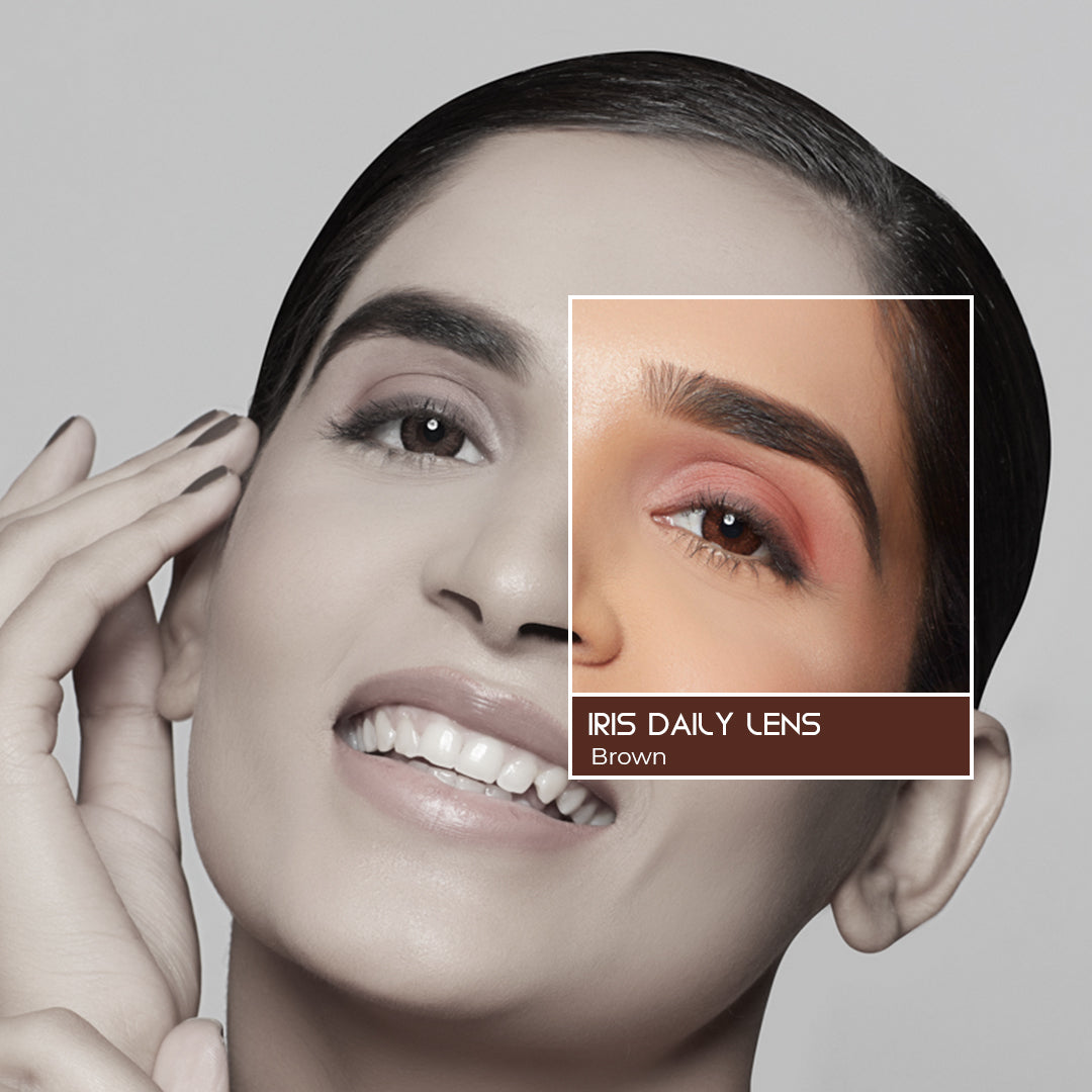 PAC Cosmetics IRIS Premium Contact Lenses (1 Pairs) #Color_Brown