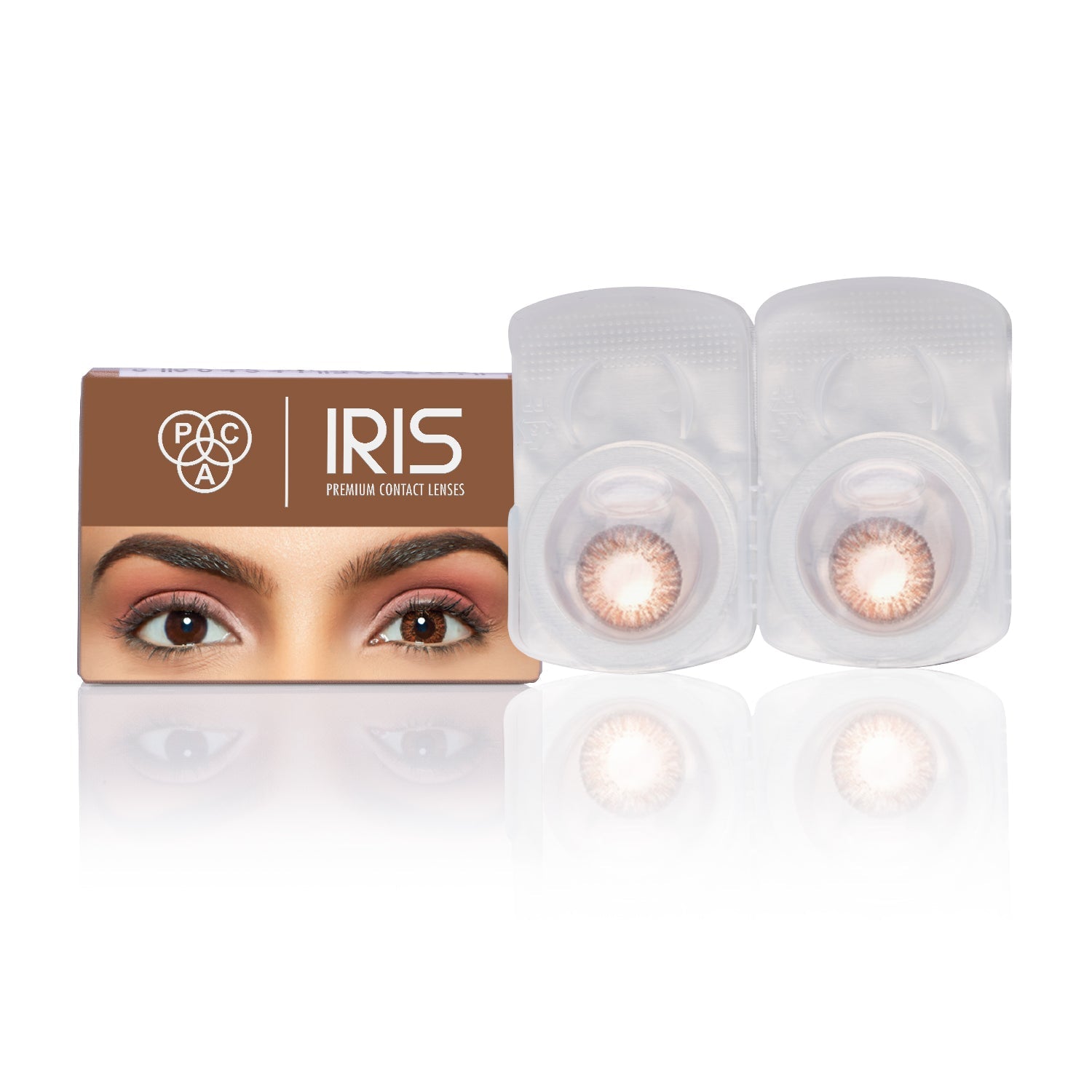 PAC Cosmetics IRIS Premium Contact Lenses (1 Pairs) #Color_Brown