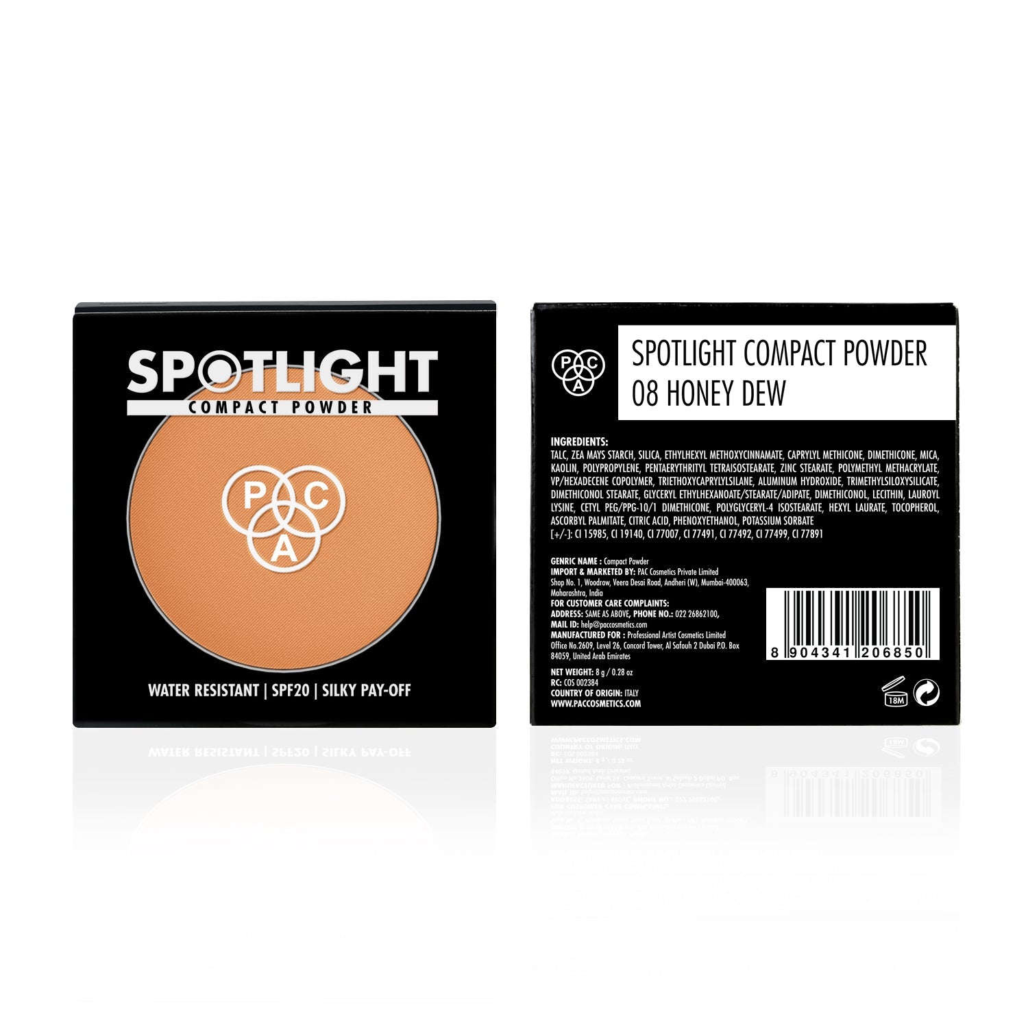 Spotlight Compact Powder (8 gm) #Color_Honey Dew