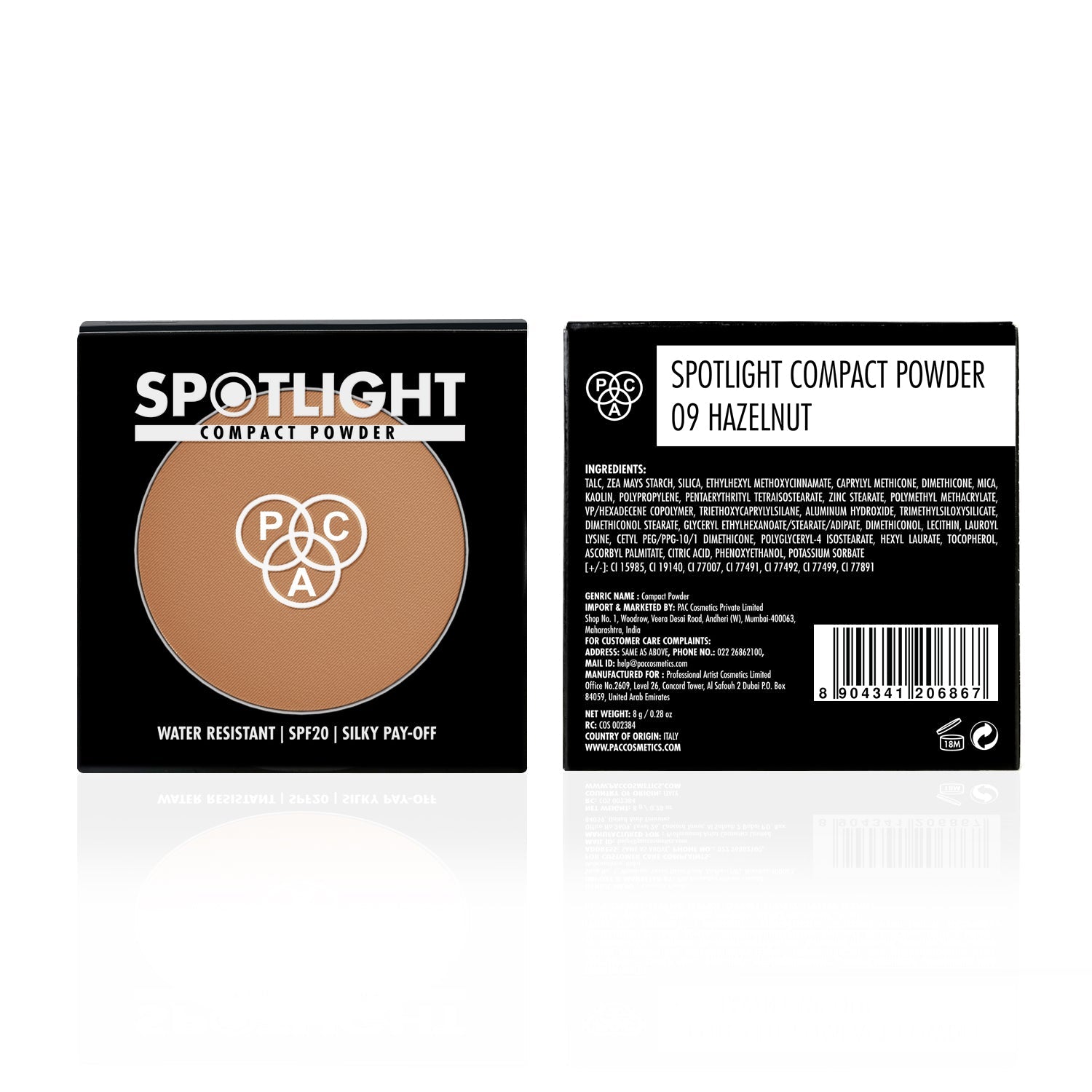 Spotlight Compact Powder (8 gm) #Color_Hazelnut