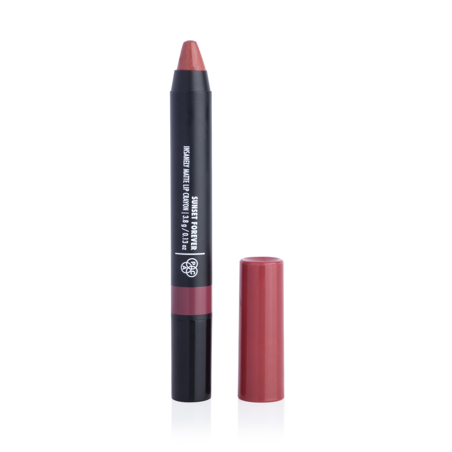 PAC Cosmetics Insanely Matte Lip Crayon (3.8 gm) #Color_Sunset Forever