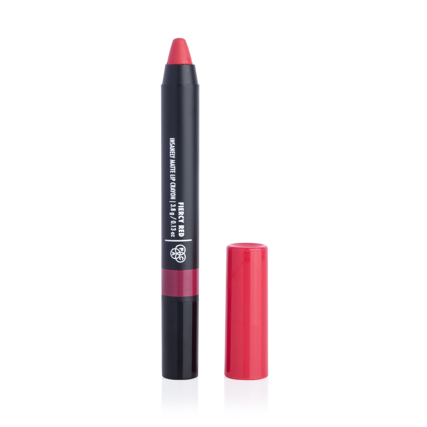 PAC Cosmetics Insanely Matte Lip Crayon (3.8 gm) #Color_Fiercy Red