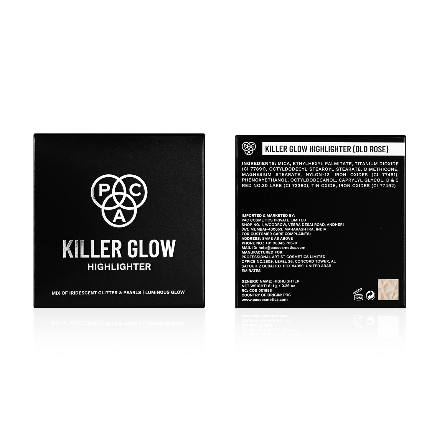 PAC Cosmetics Killer Glow (8.11 gm) #Color_Old Rose