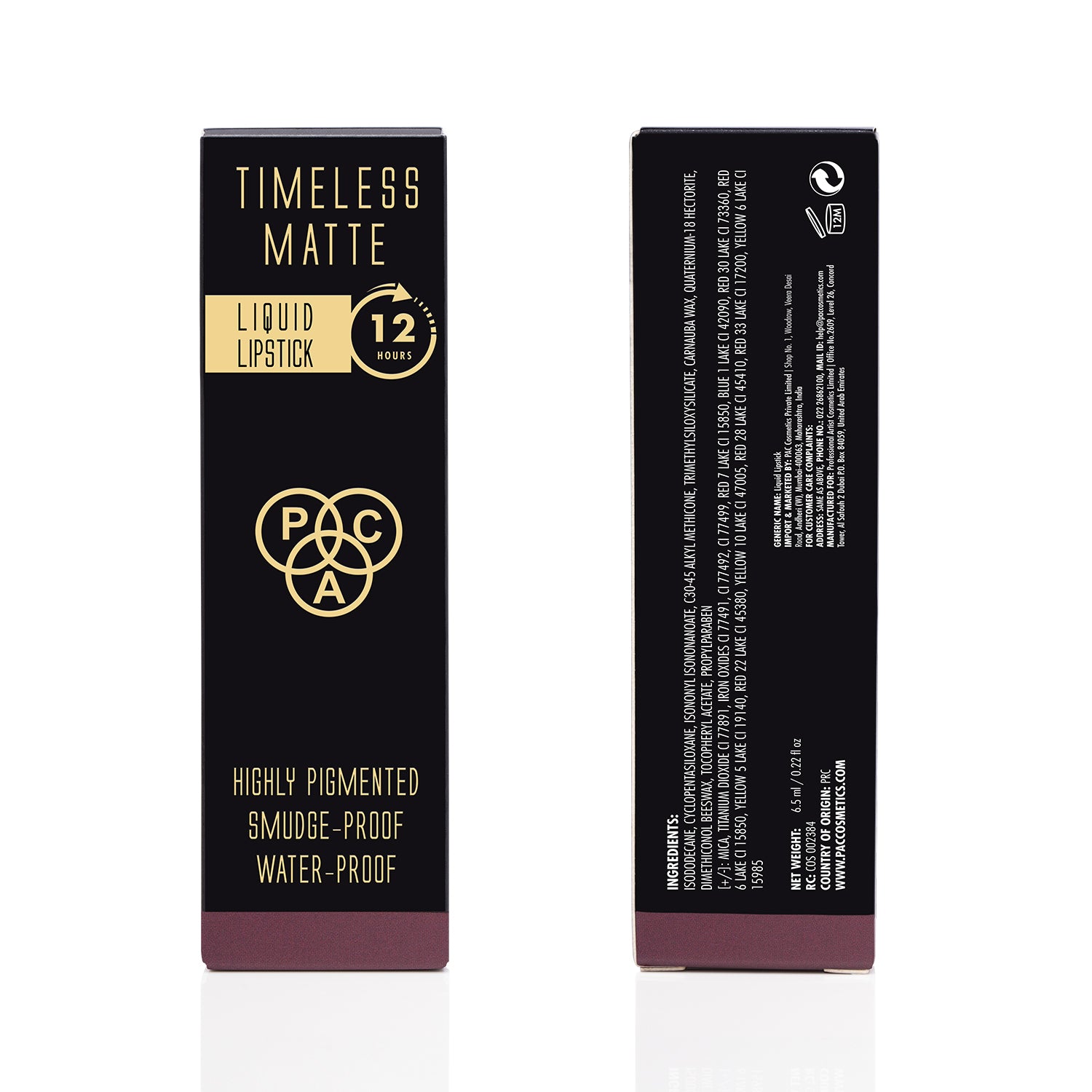 PAC Cosmetics Timeless Matte #Size_6.5 ml+#Color_Flirtini