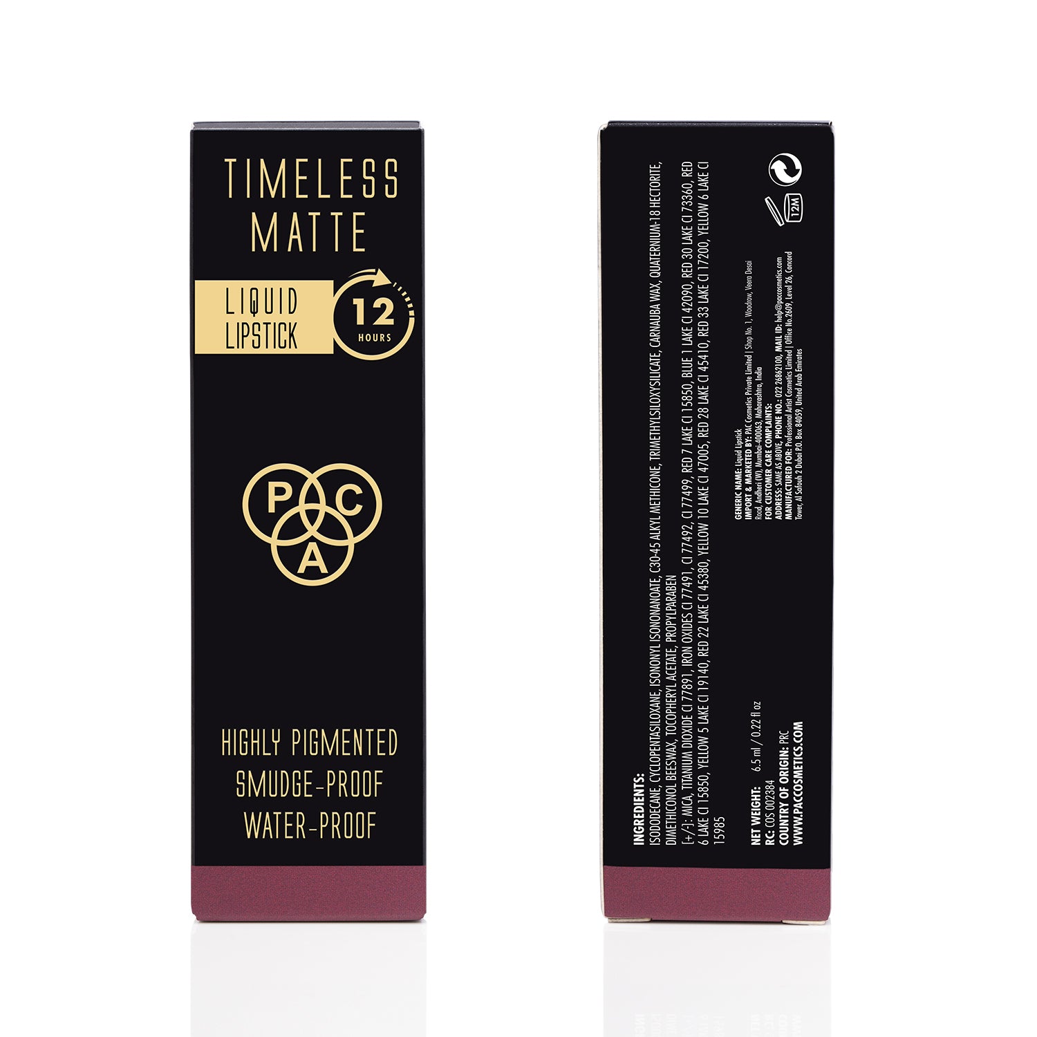 PAC Cosmetics Timeless Matte #Size_6.5 ml+#Color_Berryliscous