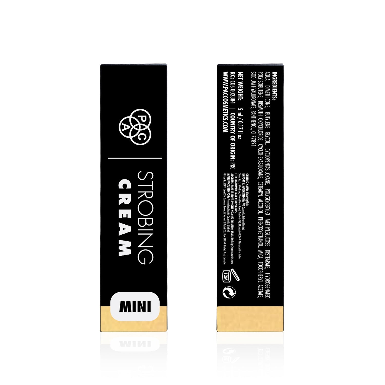 PAC Cosmetics Strobing Cream #Size_5 ml+#Color_Gold