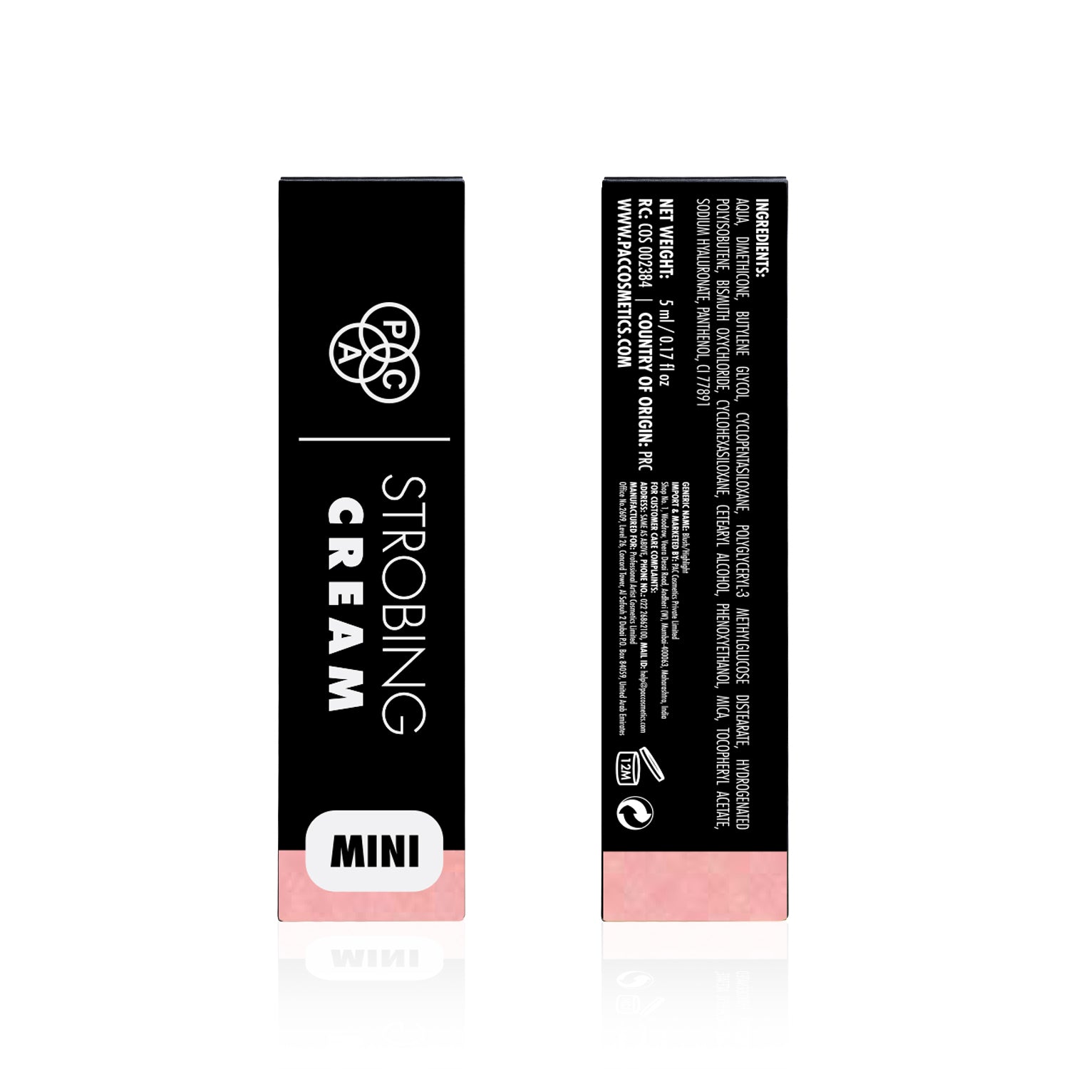 PAC Cosmetics Strobing Cream #Size_5 ml+#Color_Peach