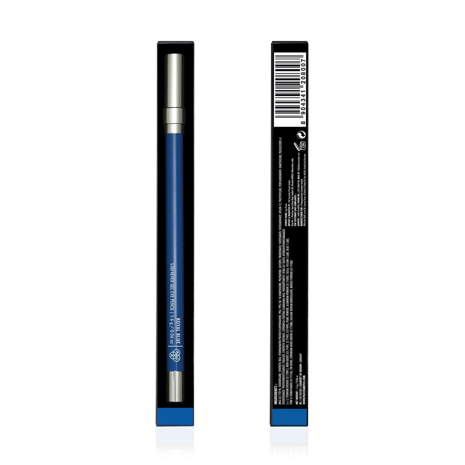 PAC Cosmetics Stay4Ever Gel Eye Pencil (1.6 gm) #Color_Royal Blue