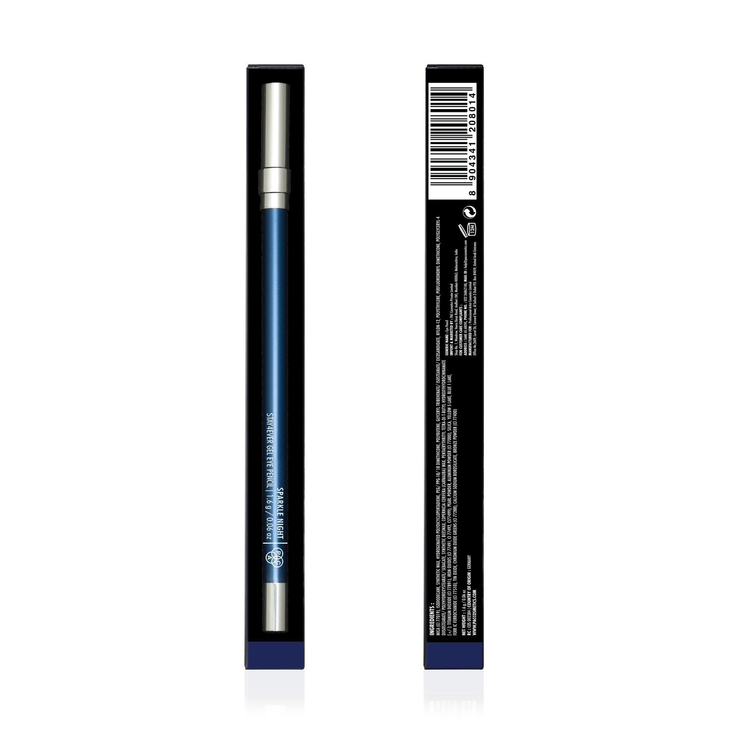 PAC Cosmetics Stay4Ever Gel Eye Pencil (1.6 gm) #Color_Sparkle Night