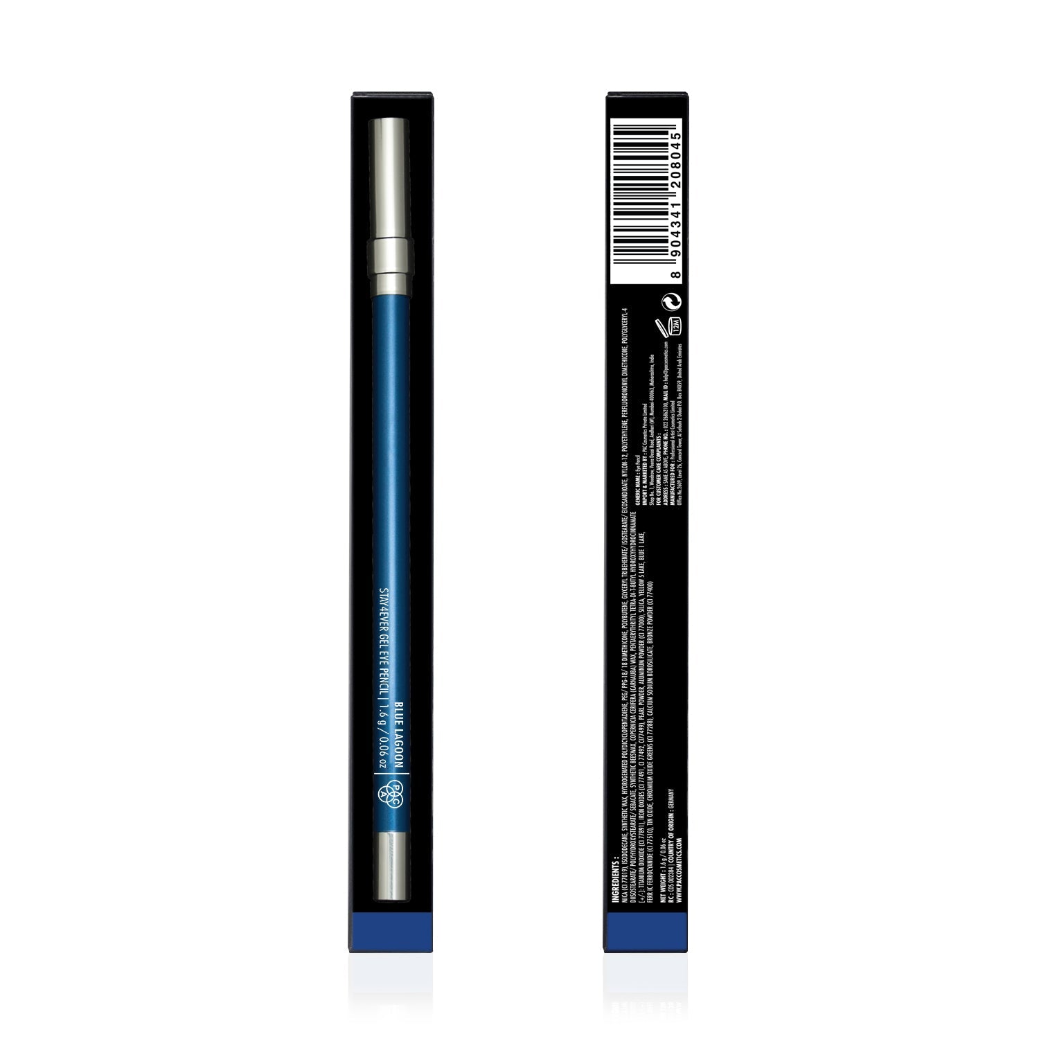 PAC Cosmetics Stay4Ever Gel Eye Pencil (1.6 gm) #Color_Blue Lagoon